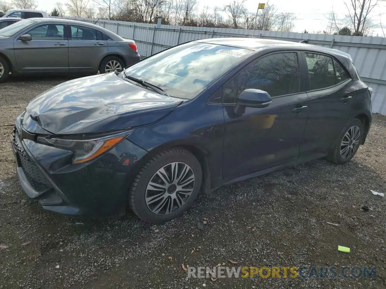 1 fotografías del automóvil dañado JTNK4RBE5L3092862 TOYOTA COROLLA 2020