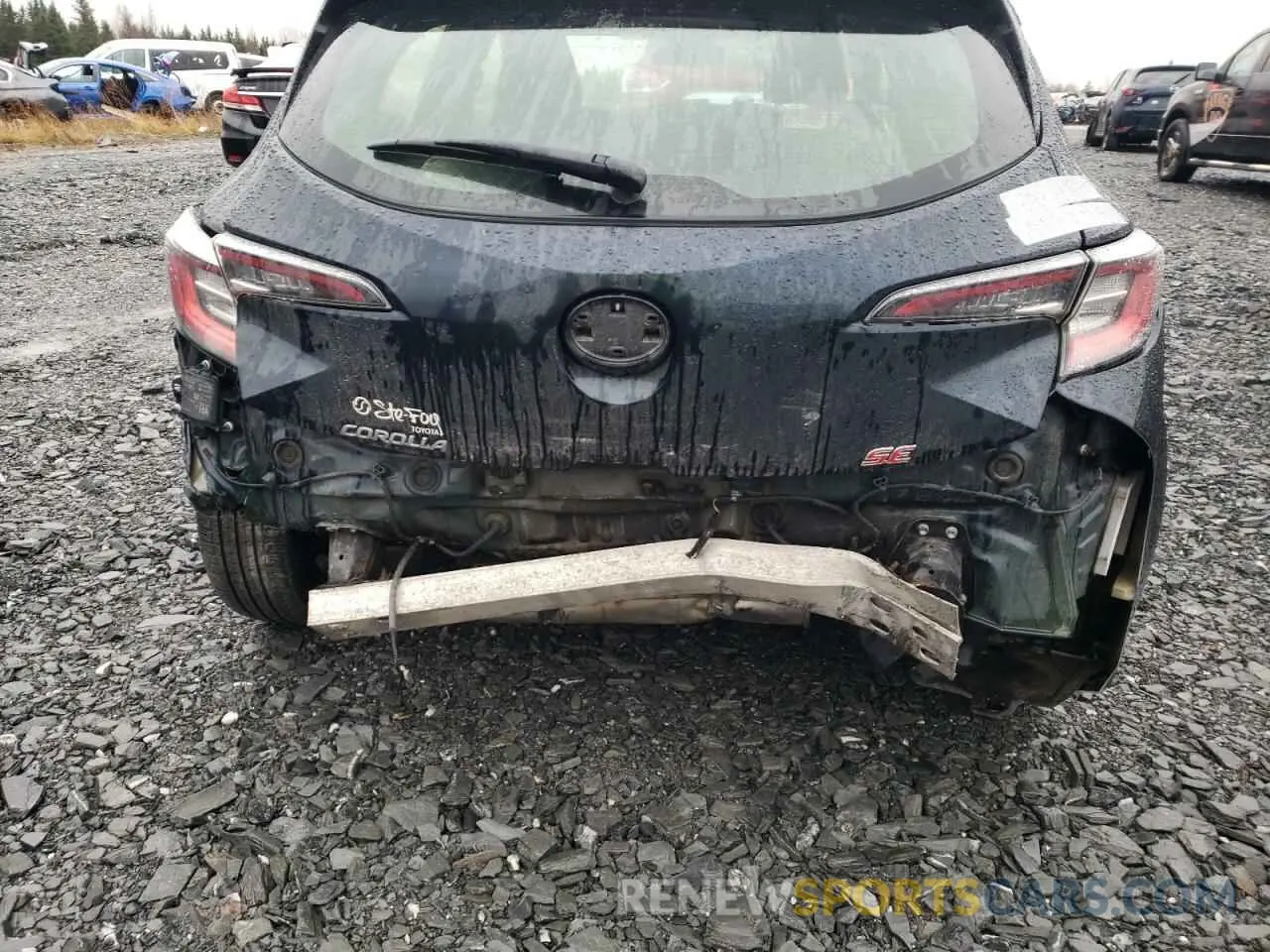 12 fotografías del automóvil dañado JTNK4RBE9L3088183 TOYOTA COROLLA 2020