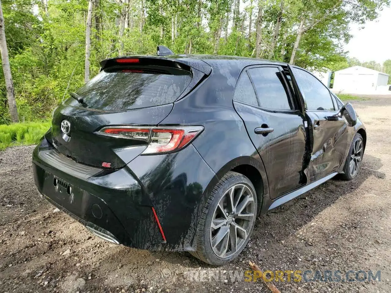 3 fotografías del automóvil dañado JTNK4RBEXL3100857 TOYOTA COROLLA 2020