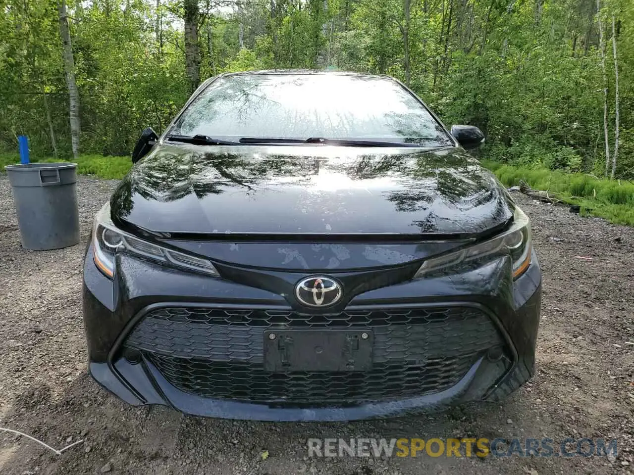 5 fotografías del automóvil dañado JTNK4RBEXL3100857 TOYOTA COROLLA 2020