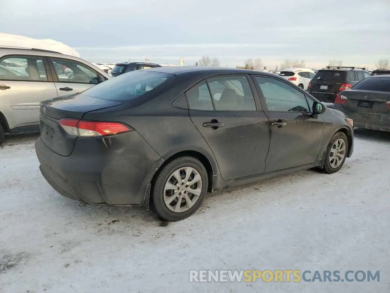 3 fotografías del automóvil dañado 5YFBPMBE1MP215953 TOYOTA COROLLA 2021