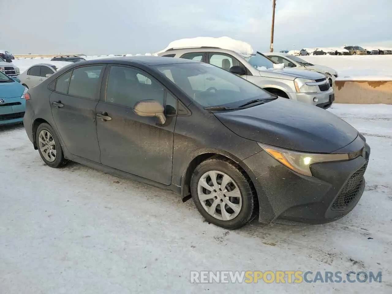 4 fotografías del automóvil dañado 5YFBPMBE1MP215953 TOYOTA COROLLA 2021