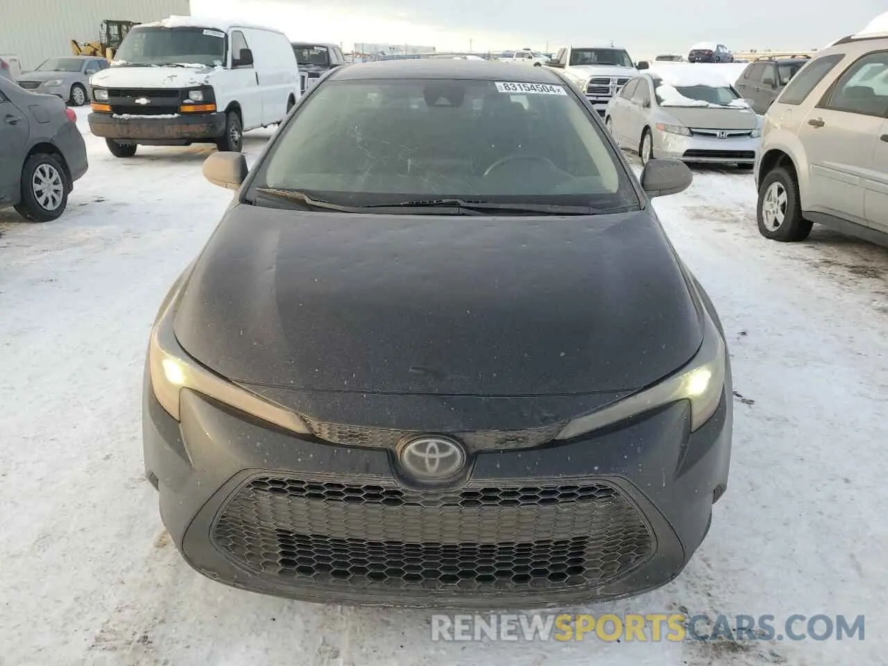 5 fotografías del automóvil dañado 5YFBPMBE1MP215953 TOYOTA COROLLA 2021