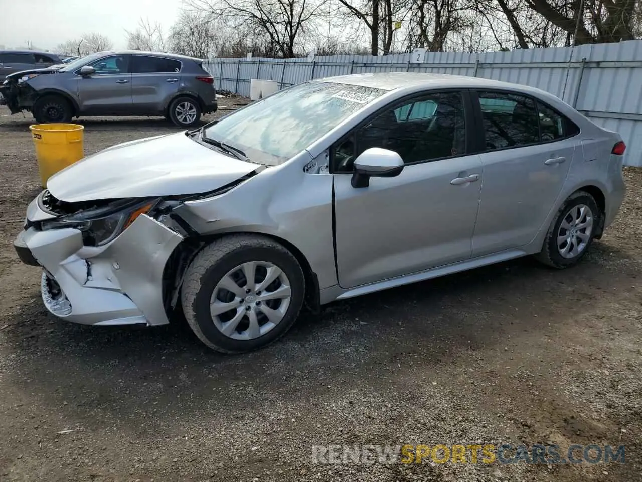 1 fotografías del automóvil dañado 5YFBPMBE2MP241364 TOYOTA COROLLA 2021