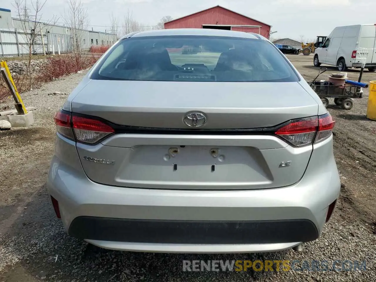 6 fotografías del automóvil dañado 5YFBPMBE2MP241364 TOYOTA COROLLA 2021