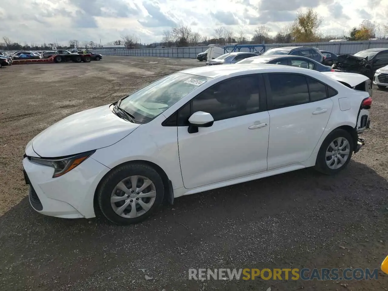 1 fotografías del automóvil dañado 5YFBPMBE7MP157122 TOYOTA COROLLA 2021