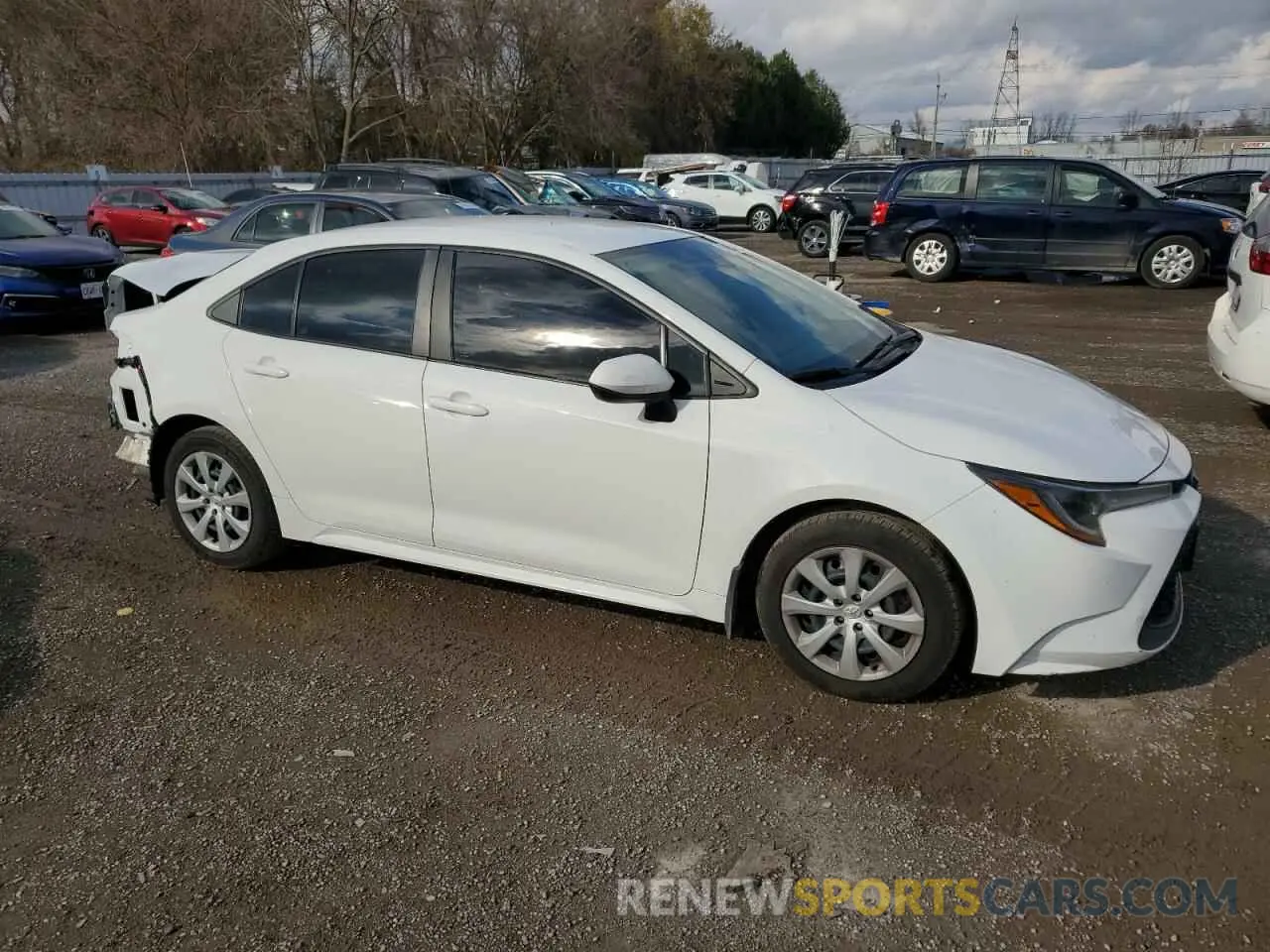 4 fotografías del automóvil dañado 5YFBPMBE7MP157122 TOYOTA COROLLA 2021