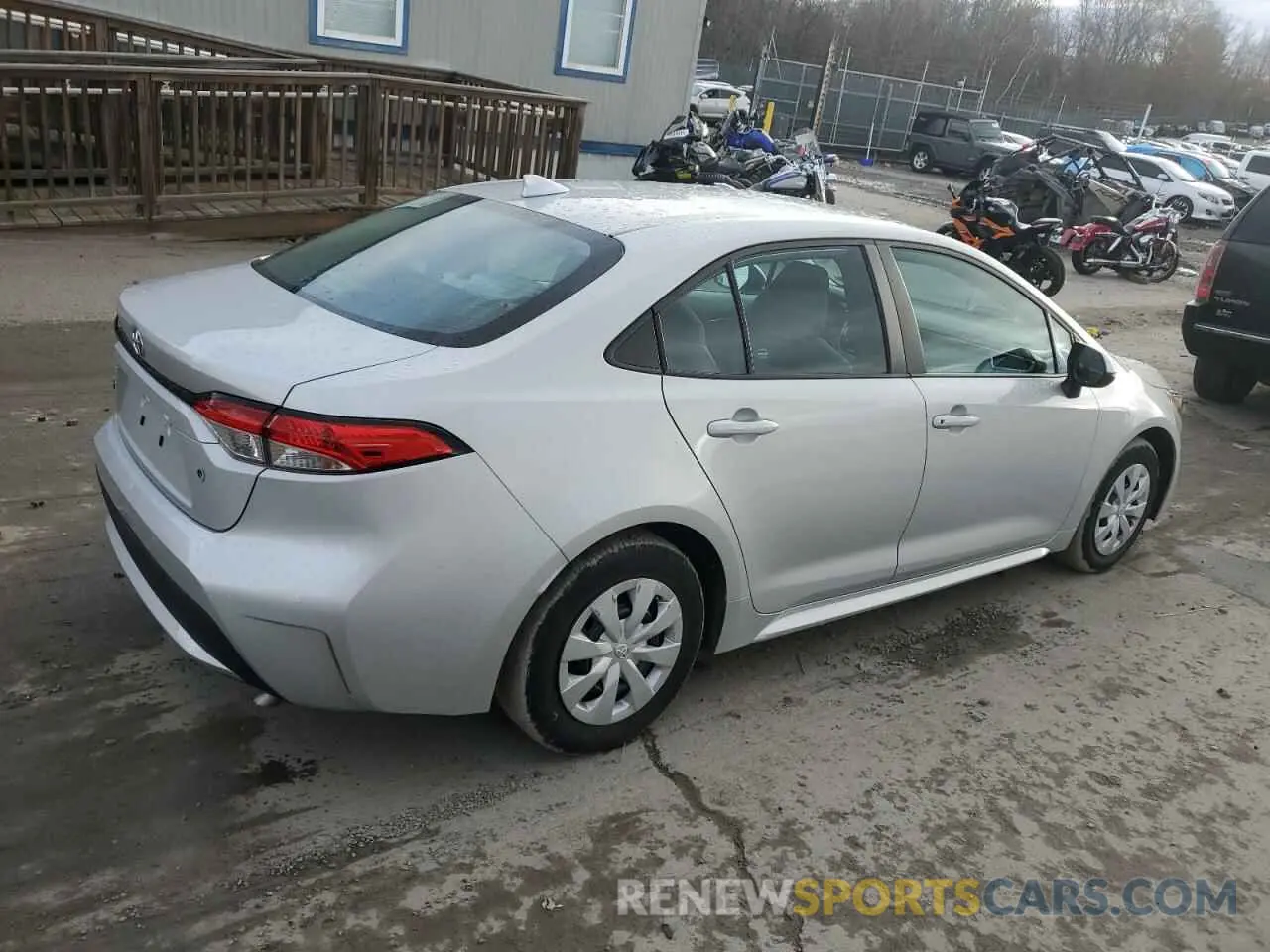 3 fotografías del automóvil dañado 5YFDPMAE0MP205442 TOYOTA COROLLA 2021