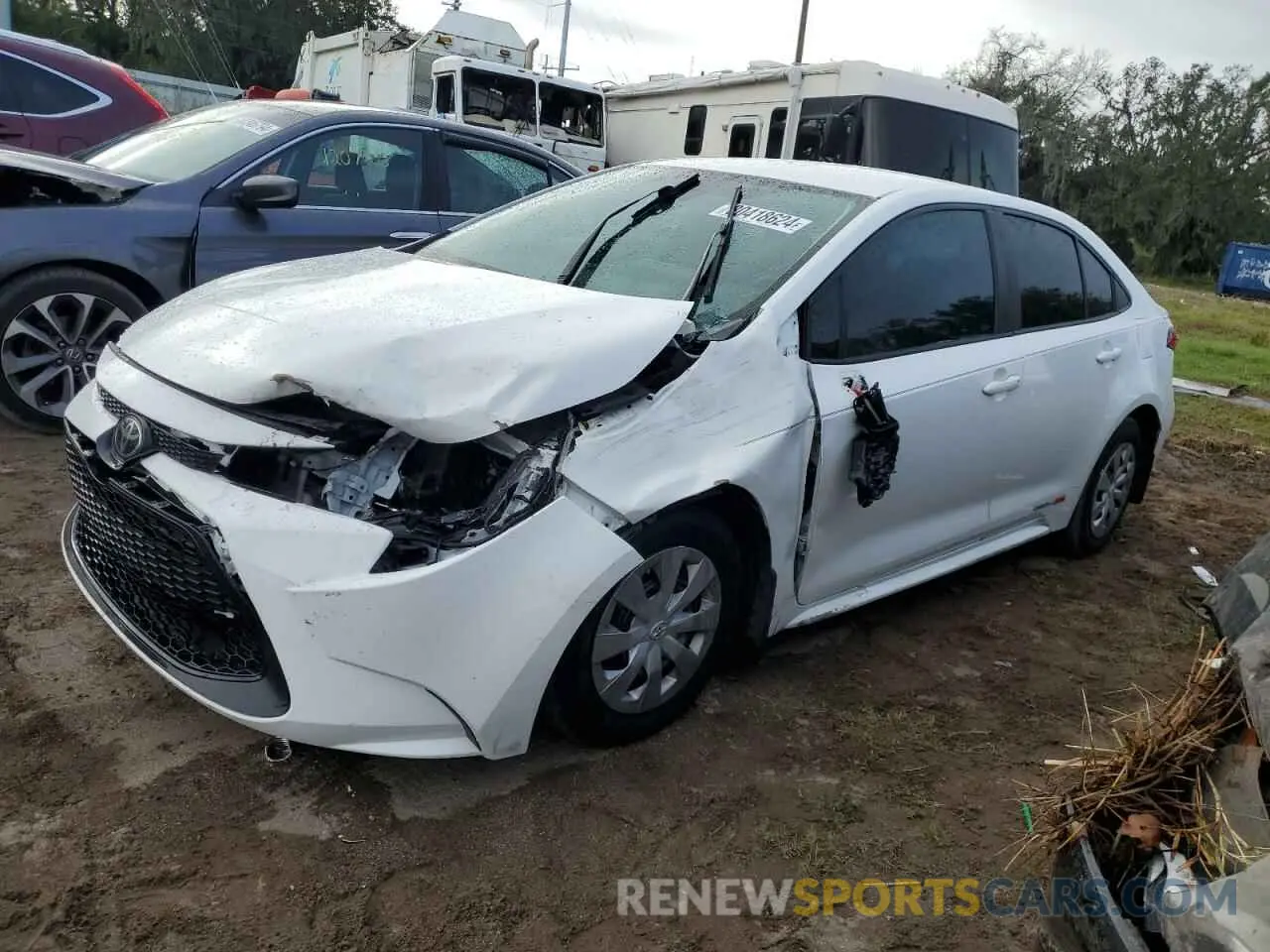 1 fotografías del automóvil dañado 5YFDPMAE7MP170270 TOYOTA COROLLA 2021