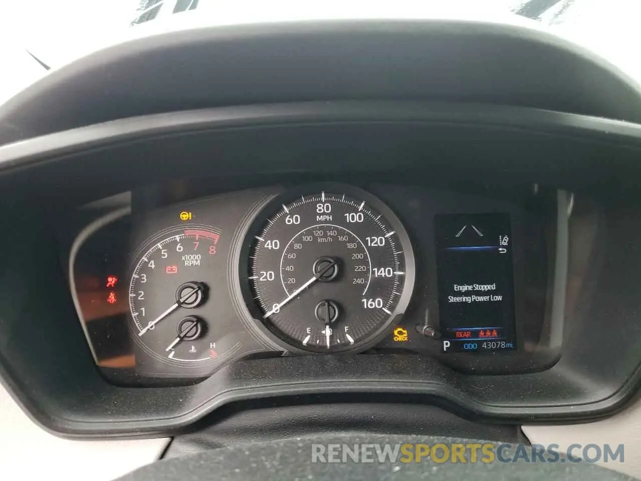 9 fotografías del automóvil dañado 5YFDPMAE7MP170270 TOYOTA COROLLA 2021