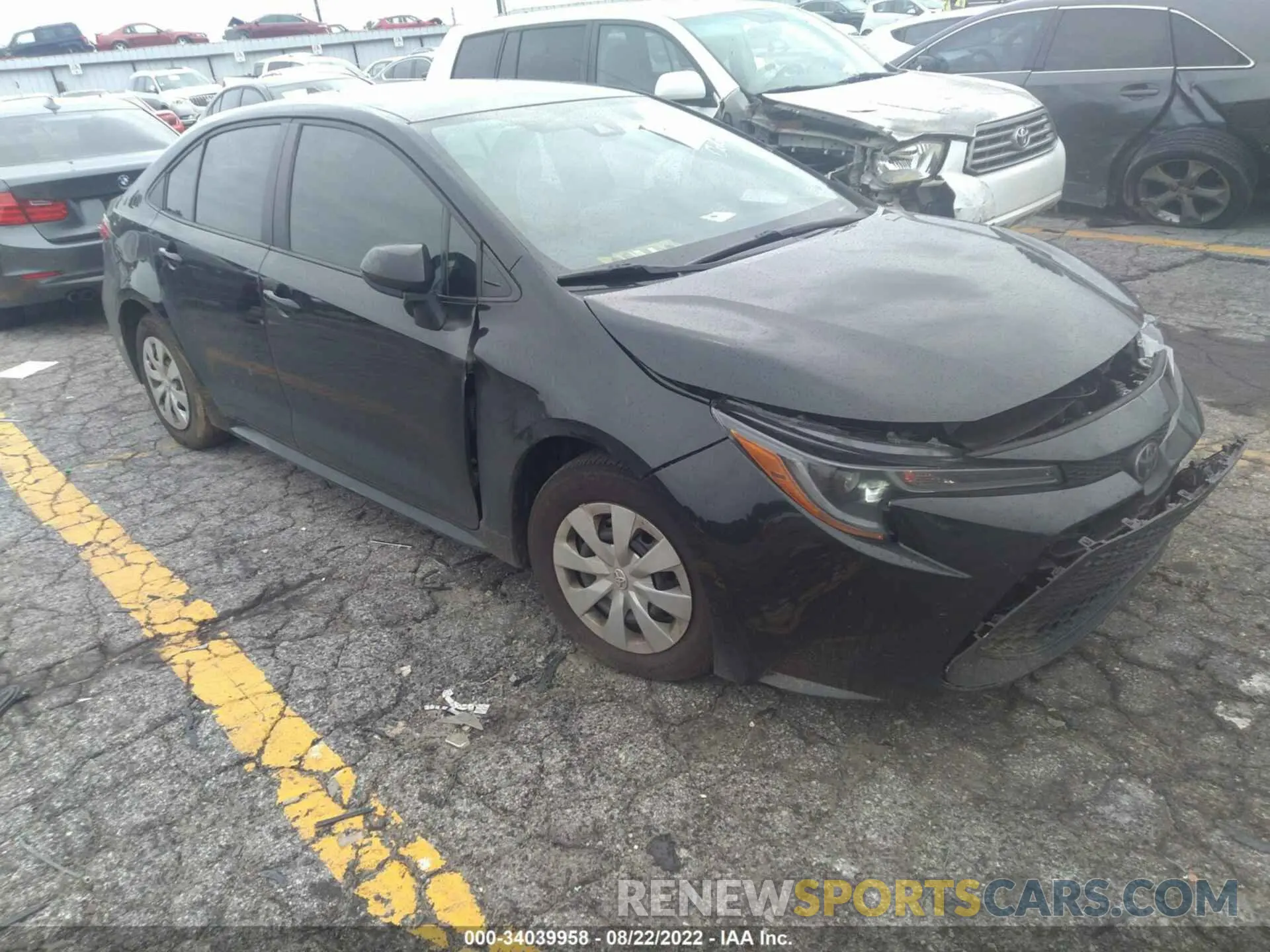 1 fotografías del automóvil dañado 5YFDPMAE8MP173517 TOYOTA COROLLA 2021