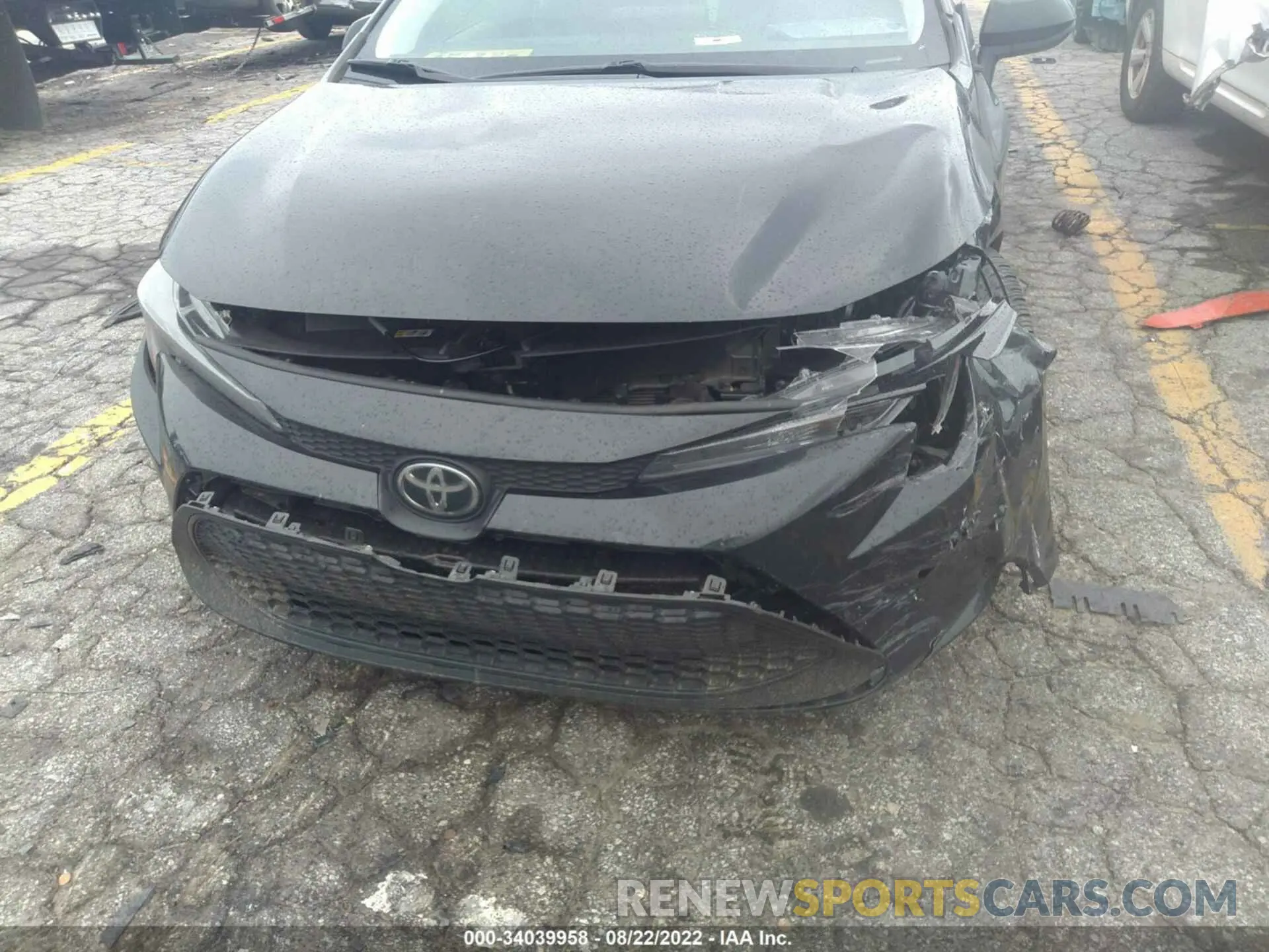 6 fotografías del automóvil dañado 5YFDPMAE8MP173517 TOYOTA COROLLA 2021