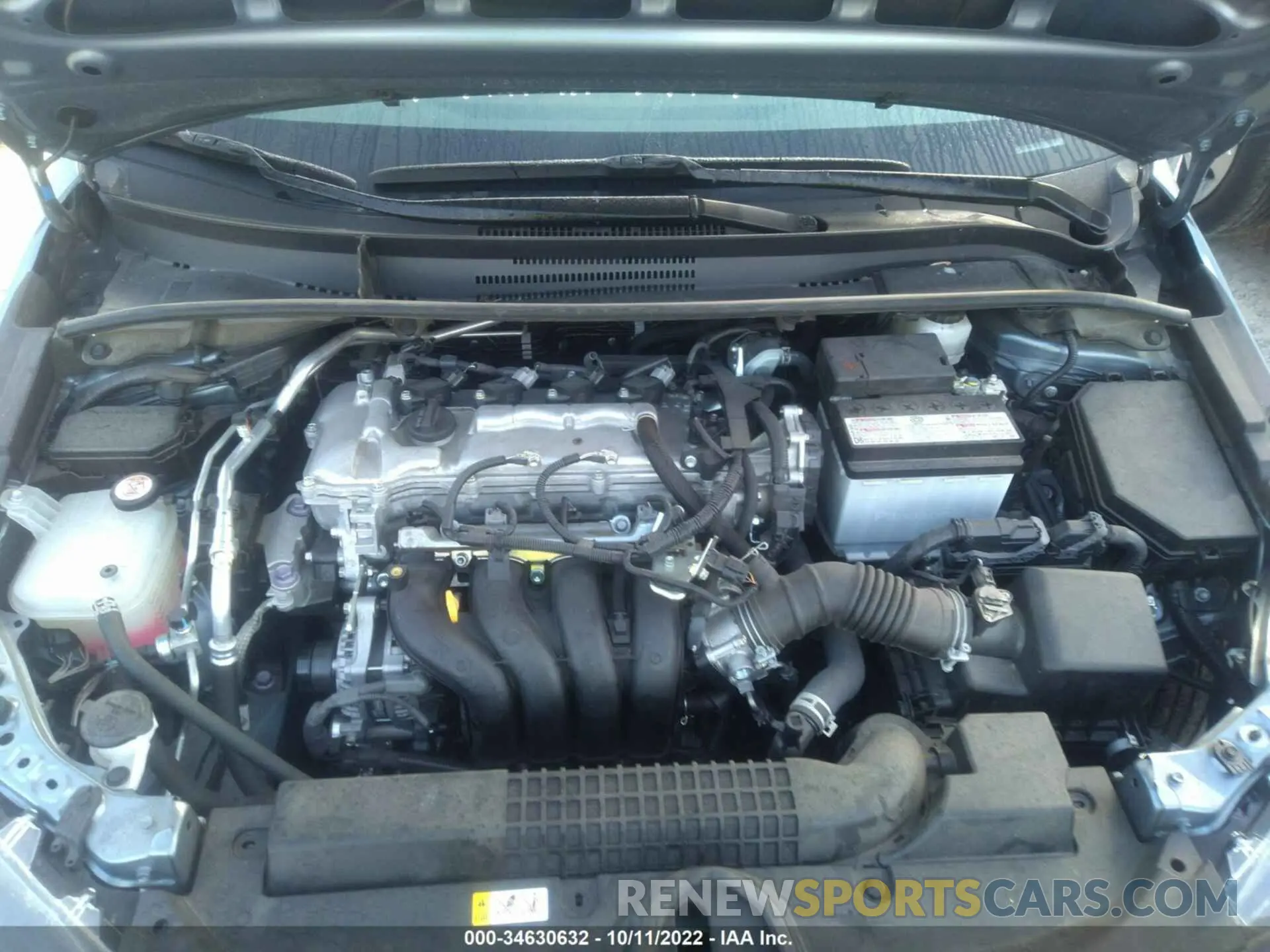 10 fotografías del automóvil dañado 5YFDPMAE9MP188544 TOYOTA COROLLA 2021