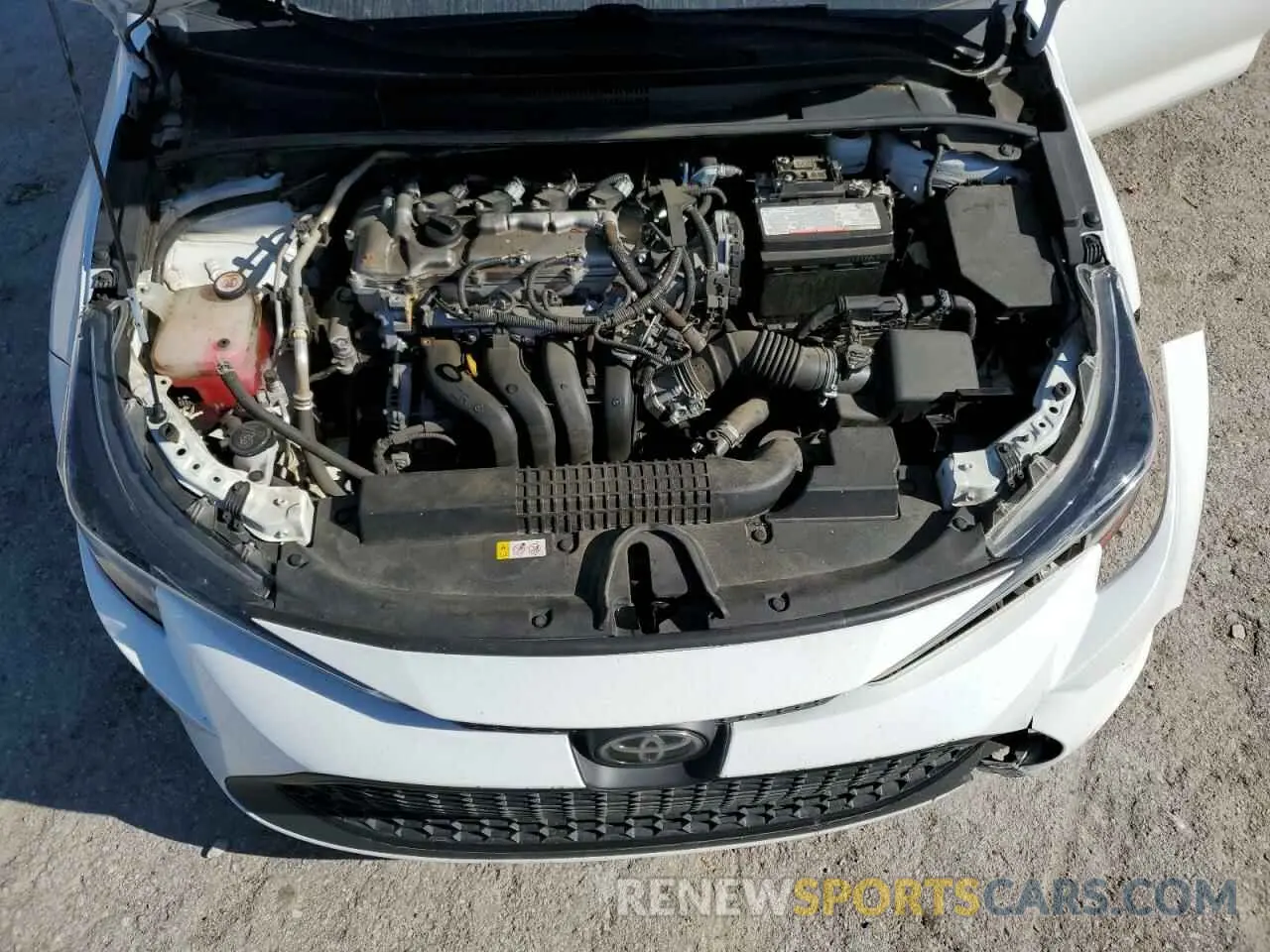 11 fotografías del automóvil dañado 5YFEPMAE0MP152438 TOYOTA COROLLA 2021