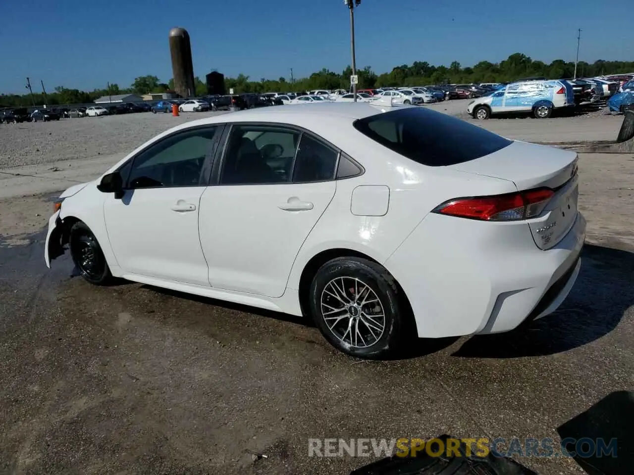 2 fotografías del automóvil dañado 5YFEPMAE0MP152438 TOYOTA COROLLA 2021