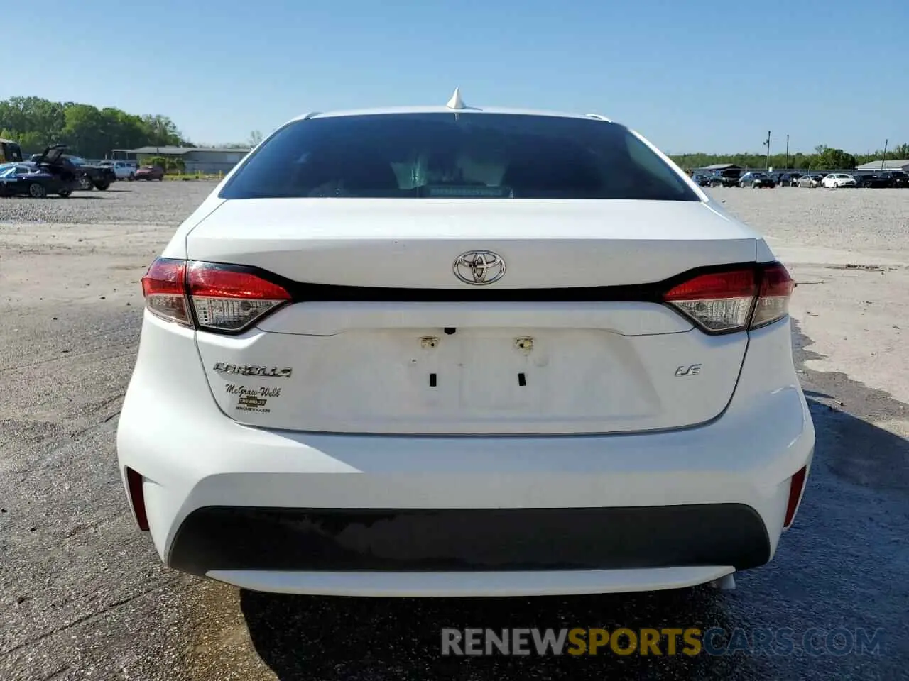 6 fotografías del automóvil dañado 5YFEPMAE0MP152438 TOYOTA COROLLA 2021