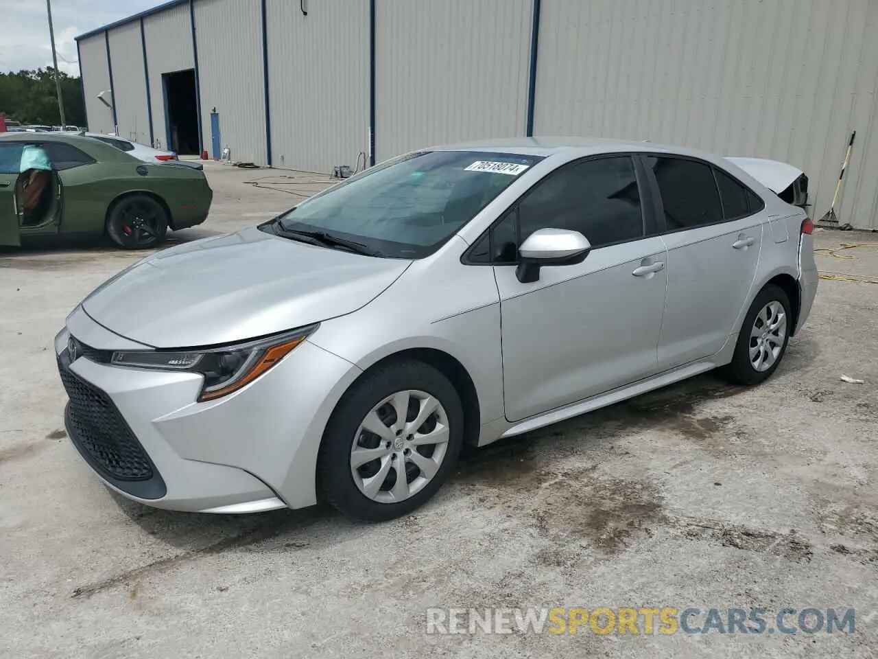 1 fotografías del automóvil dañado 5YFEPMAE0MP152469 TOYOTA COROLLA 2021