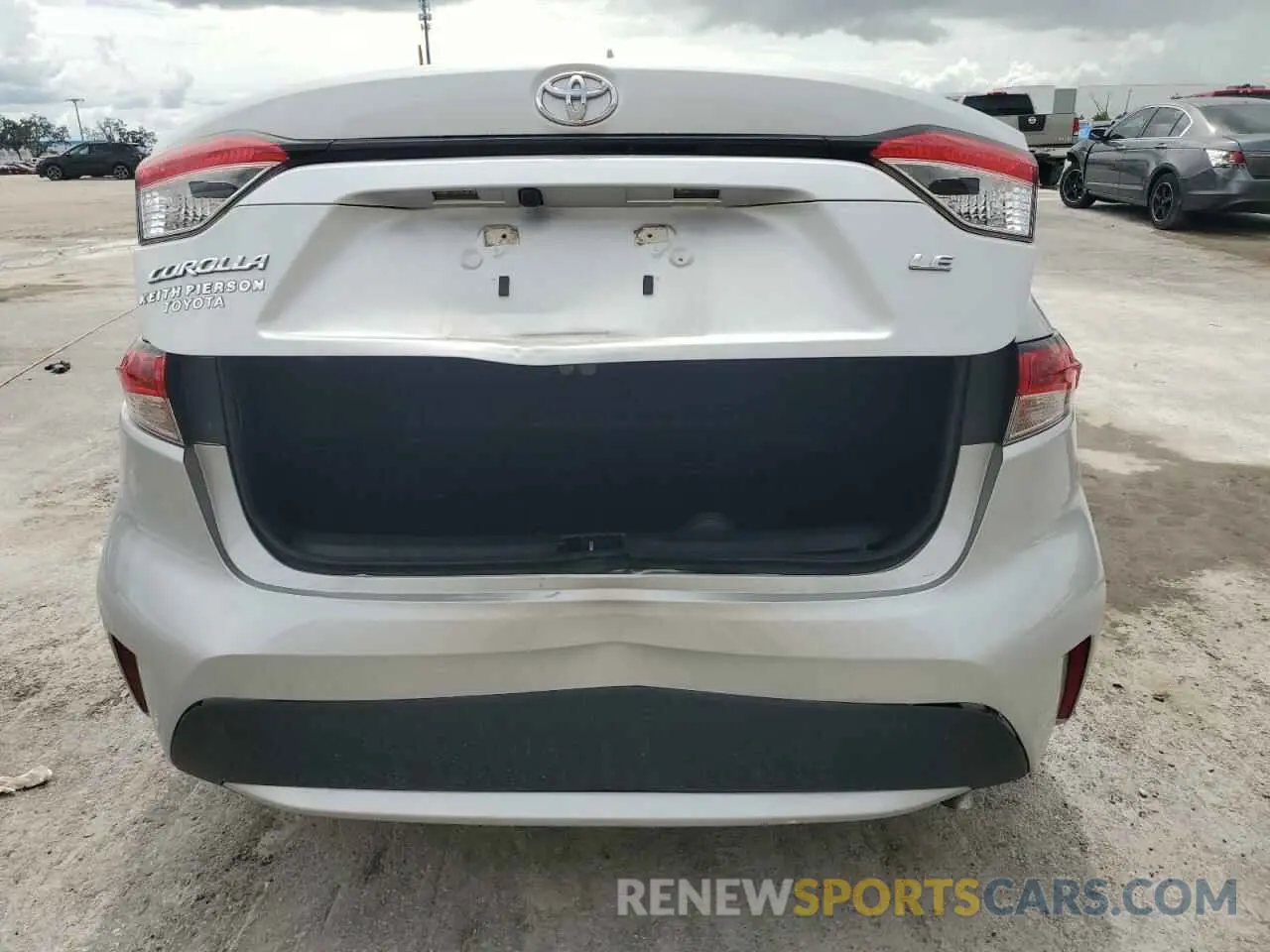 6 fotografías del automóvil dañado 5YFEPMAE0MP152469 TOYOTA COROLLA 2021