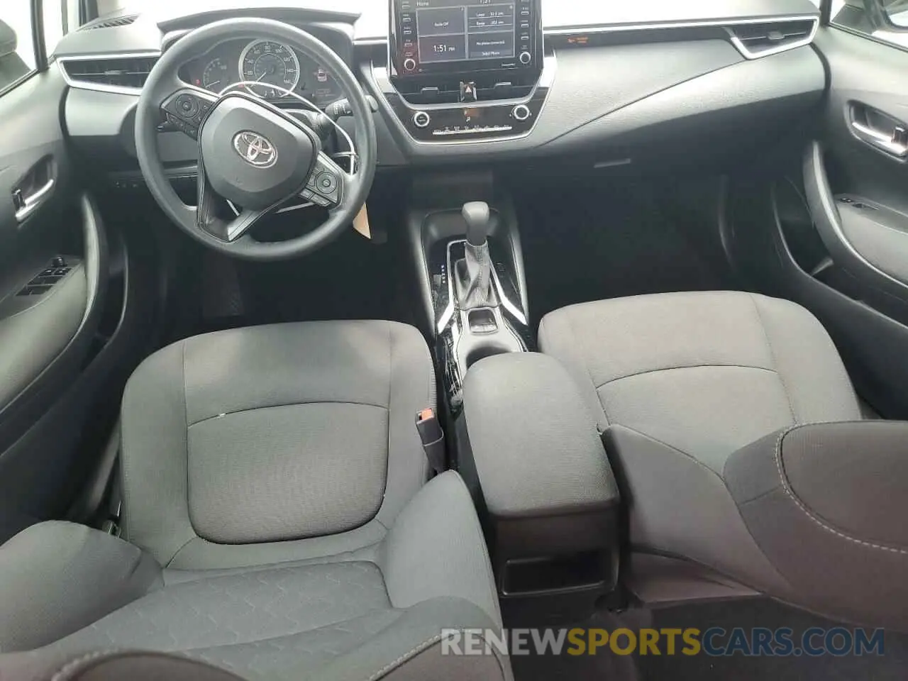8 fotografías del automóvil dañado 5YFEPMAE0MP152469 TOYOTA COROLLA 2021