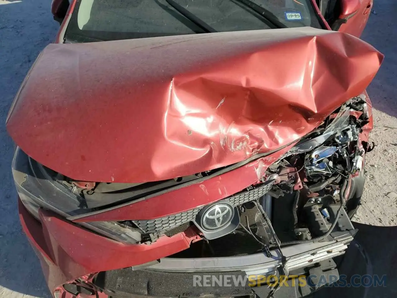 11 fotografías del automóvil dañado 5YFEPMAE0MP157011 TOYOTA COROLLA 2021