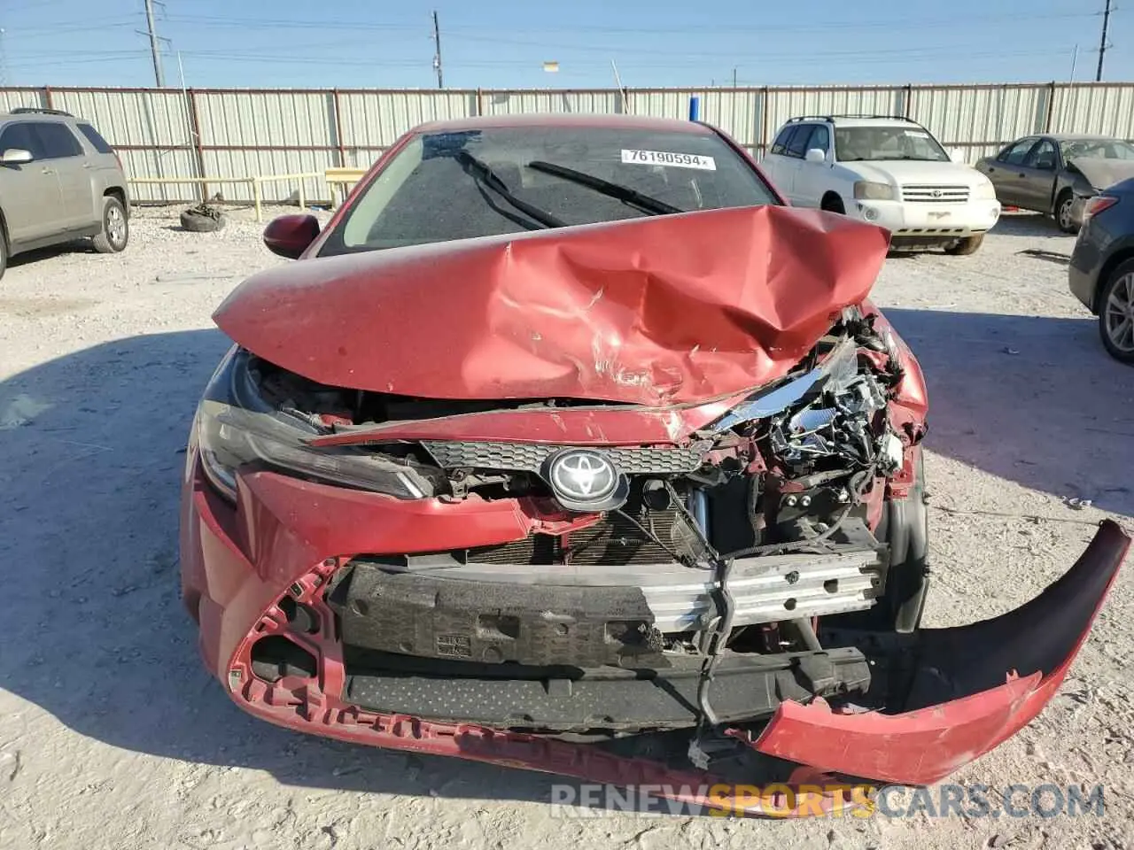 5 fotografías del automóvil dañado 5YFEPMAE0MP157011 TOYOTA COROLLA 2021