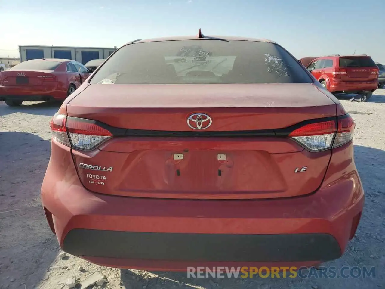 6 fotografías del automóvil dañado 5YFEPMAE0MP157011 TOYOTA COROLLA 2021