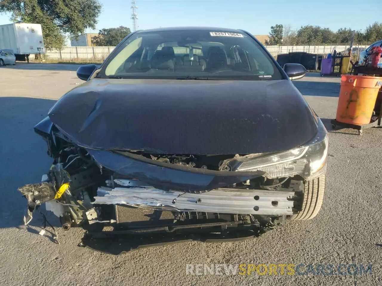 5 fotografías del automóvil dañado 5YFEPMAE0MP168218 TOYOTA COROLLA 2021