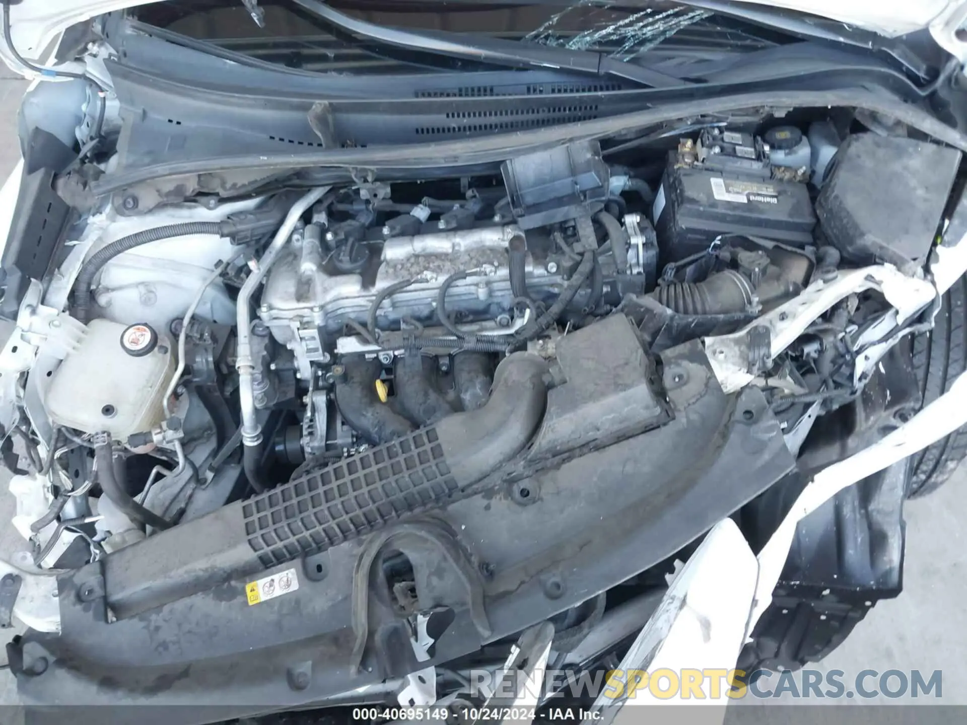 10 fotografías del automóvil dañado 5YFEPMAE0MP170079 TOYOTA COROLLA 2021