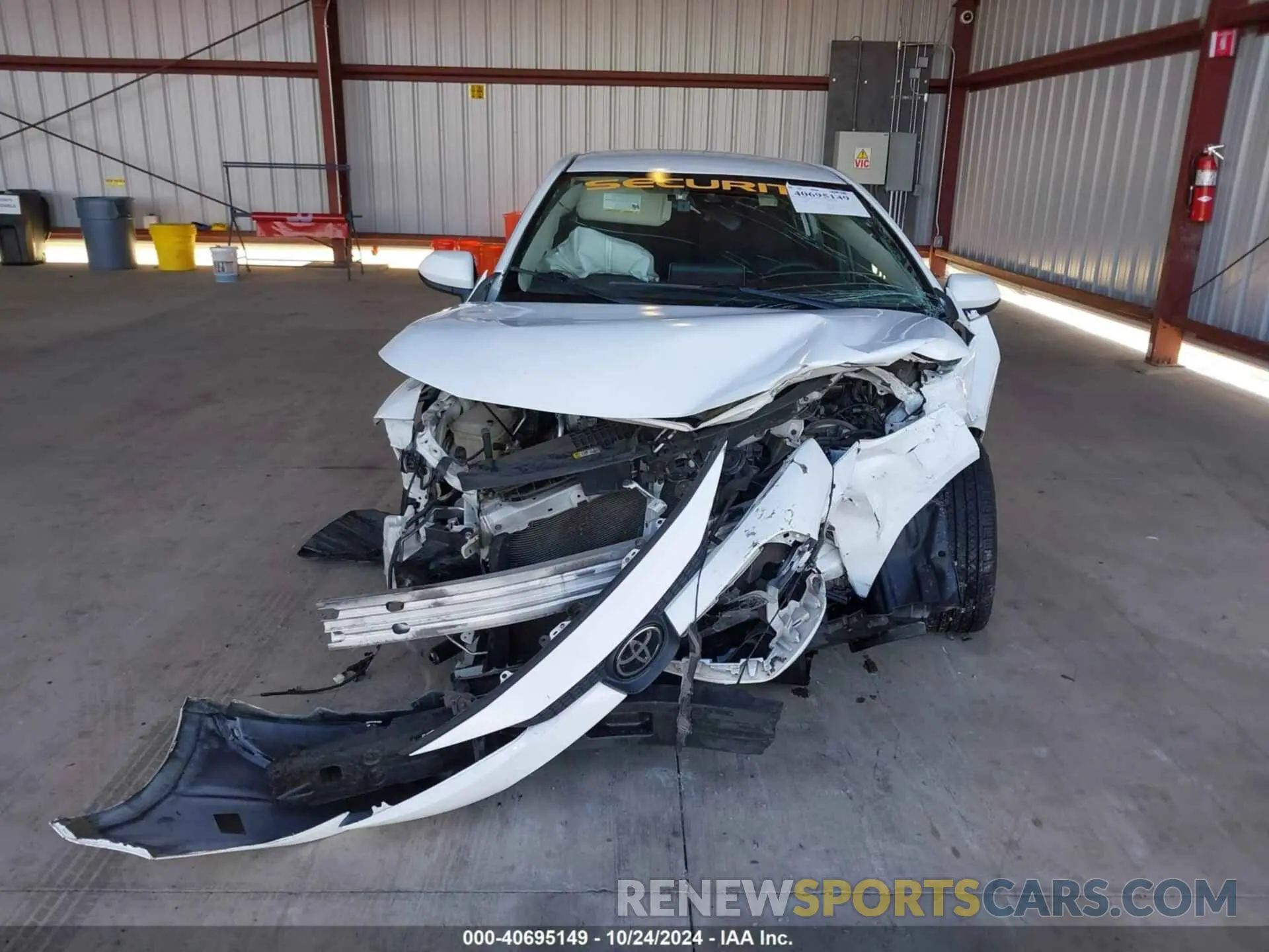 13 fotografías del automóvil dañado 5YFEPMAE0MP170079 TOYOTA COROLLA 2021