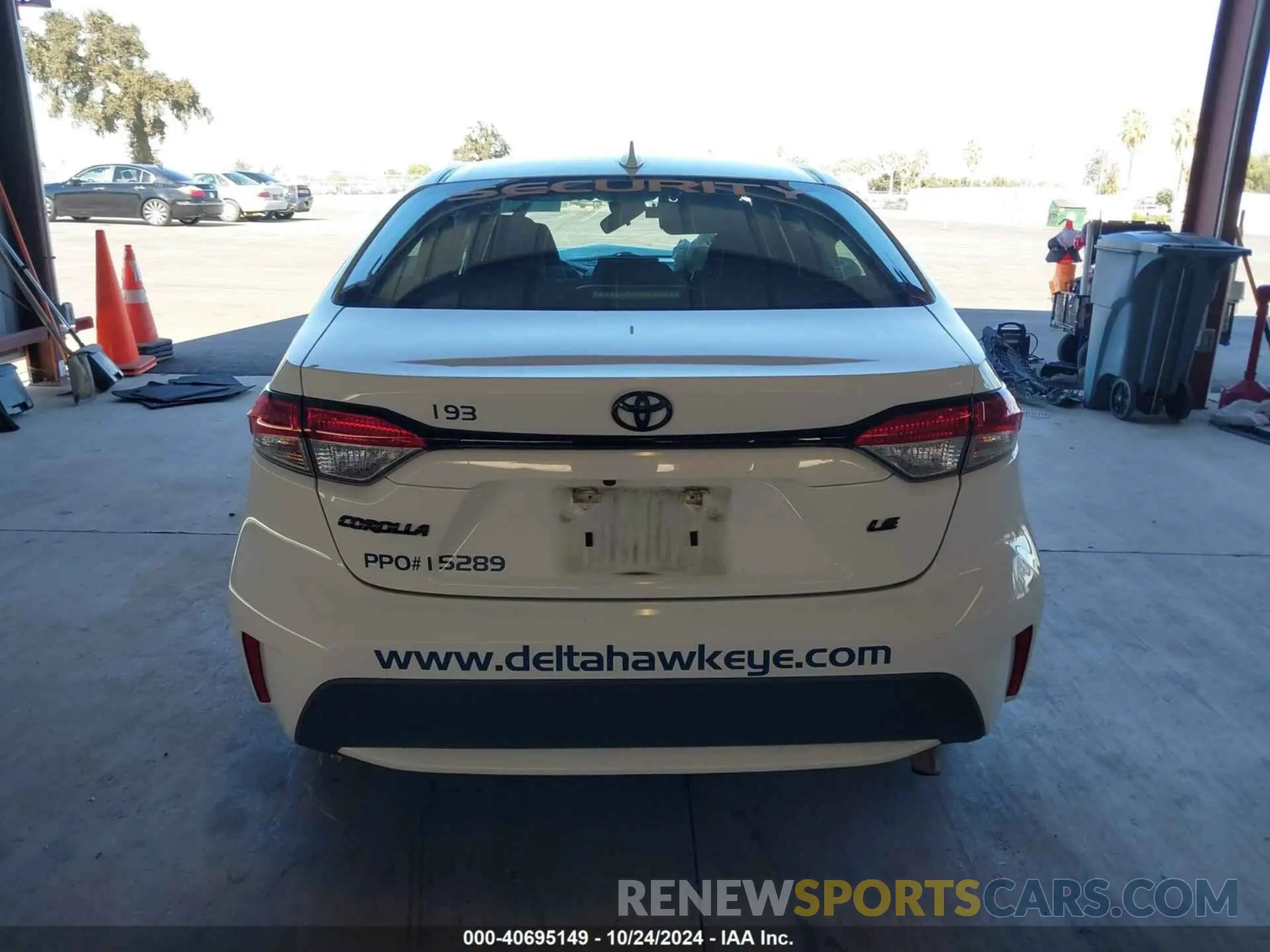 17 fotografías del automóvil dañado 5YFEPMAE0MP170079 TOYOTA COROLLA 2021
