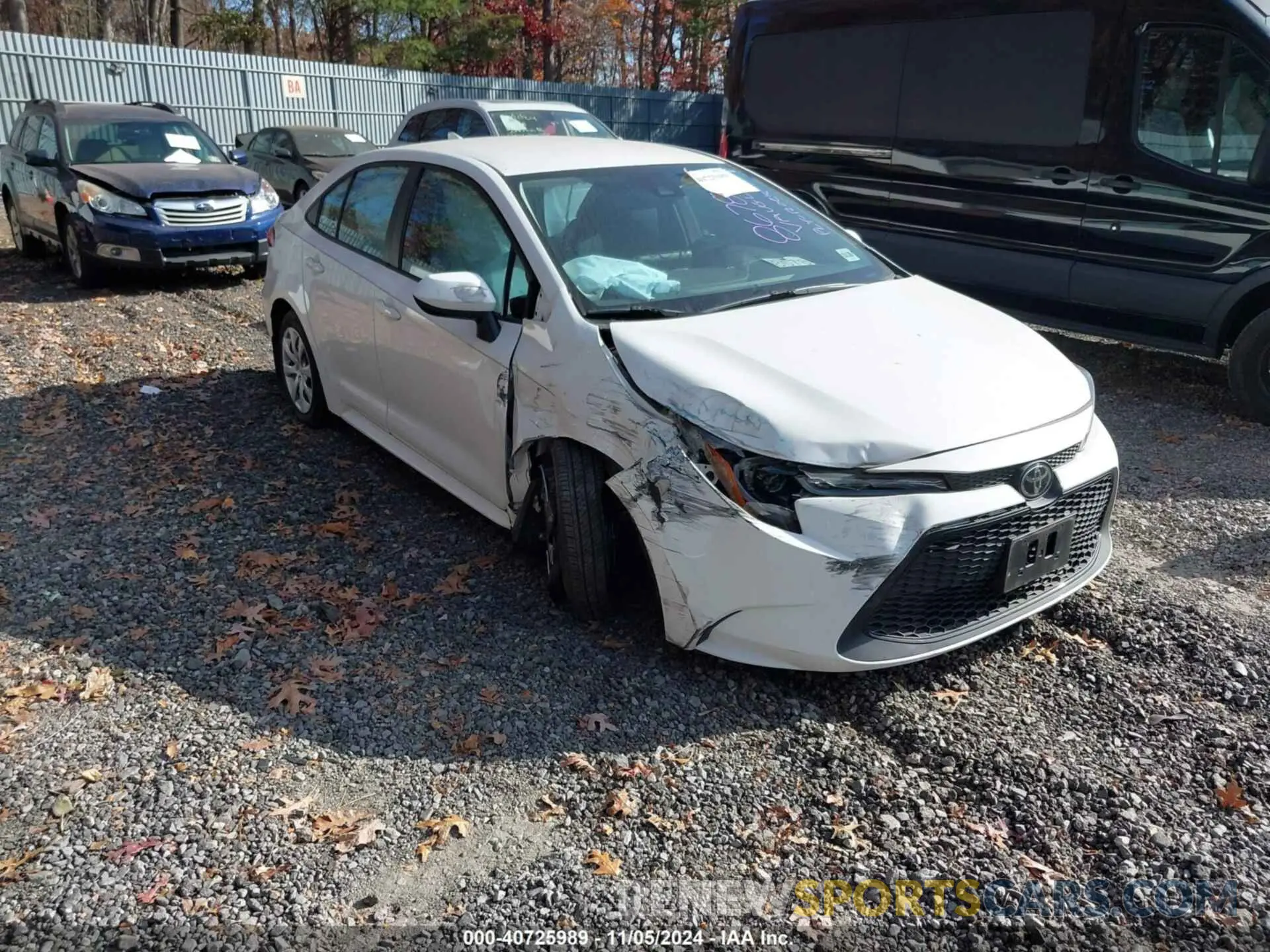 1 fotografías del automóvil dañado 5YFEPMAE0MP173547 TOYOTA COROLLA 2021