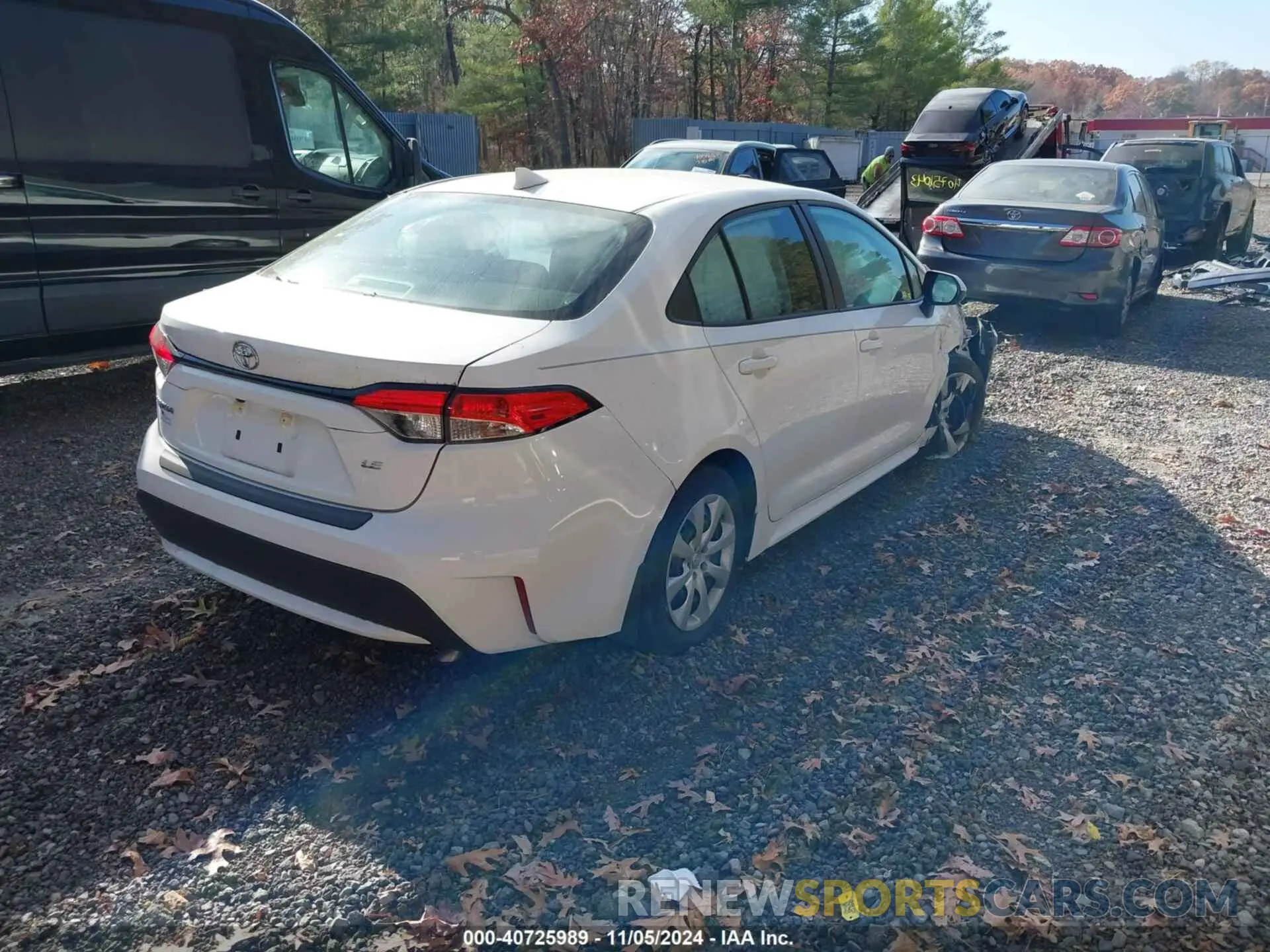 4 fotografías del automóvil dañado 5YFEPMAE0MP173547 TOYOTA COROLLA 2021