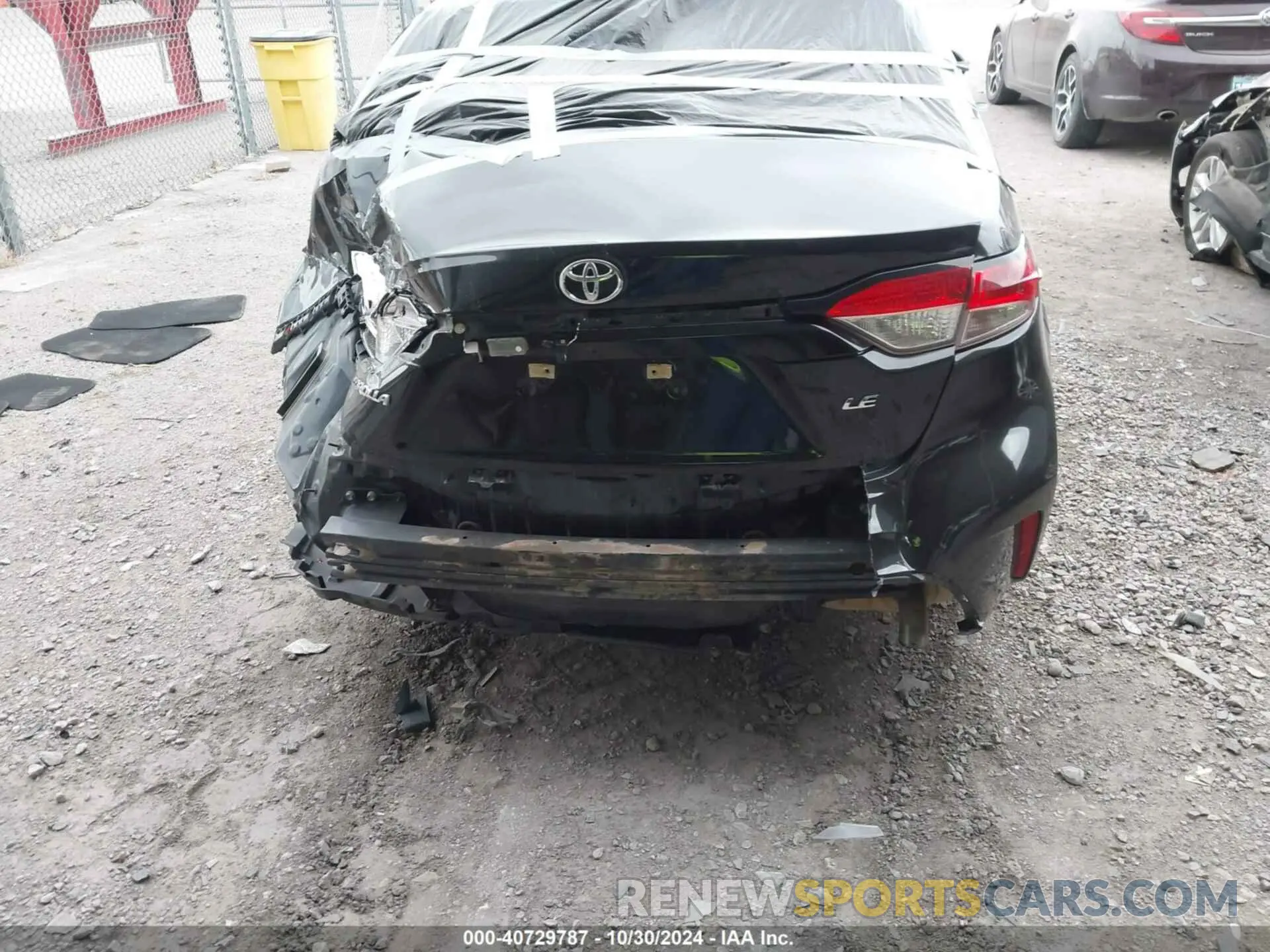 15 fotografías del automóvil dañado 5YFEPMAE0MP175024 TOYOTA COROLLA 2021