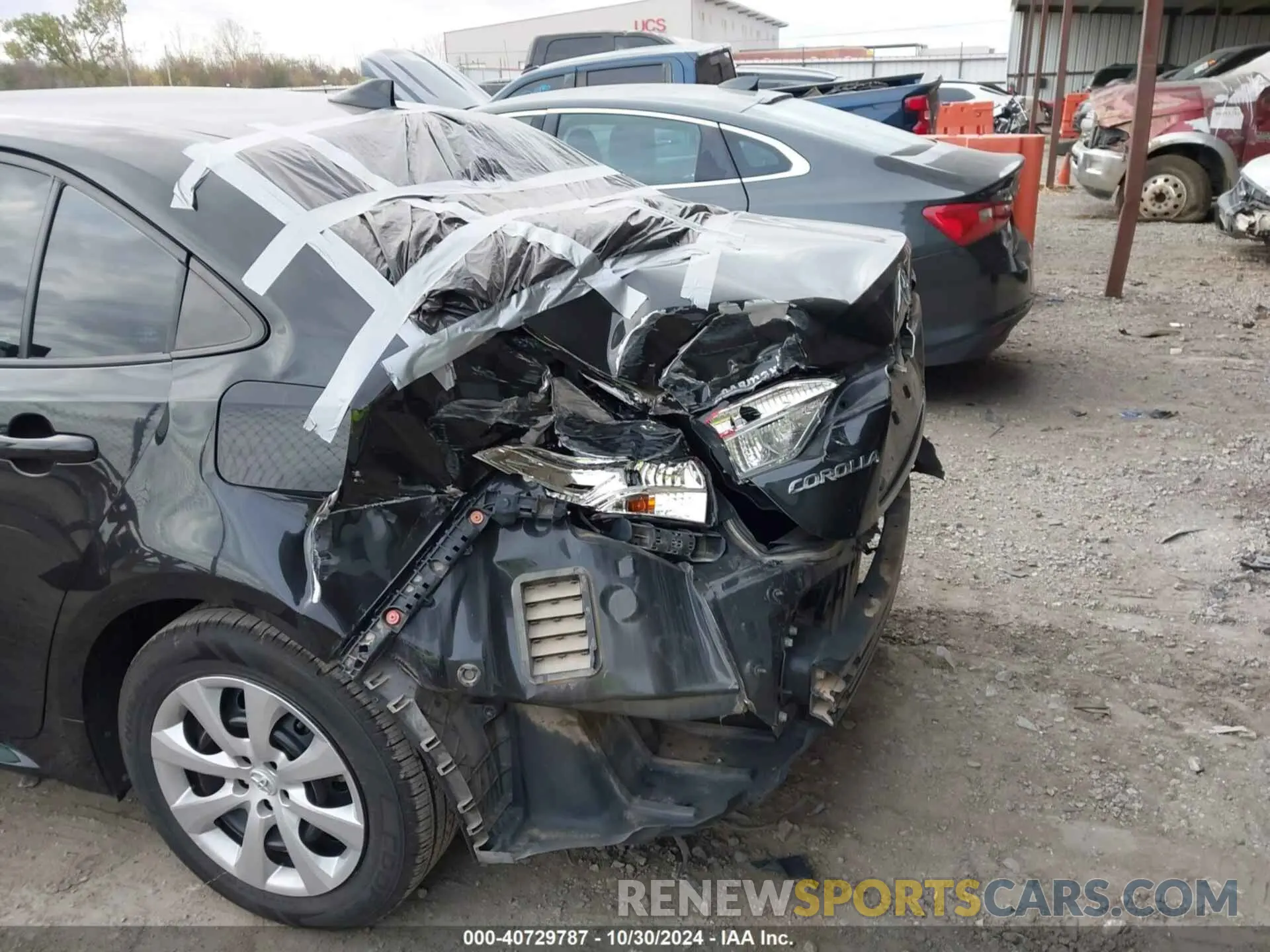 6 fotografías del automóvil dañado 5YFEPMAE0MP175024 TOYOTA COROLLA 2021