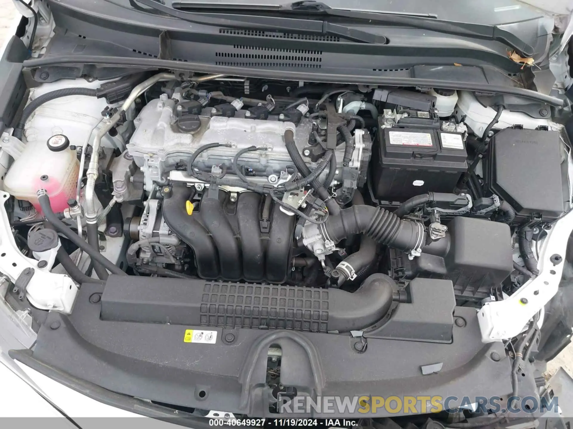10 fotografías del automóvil dañado 5YFEPMAE0MP181762 TOYOTA COROLLA 2021