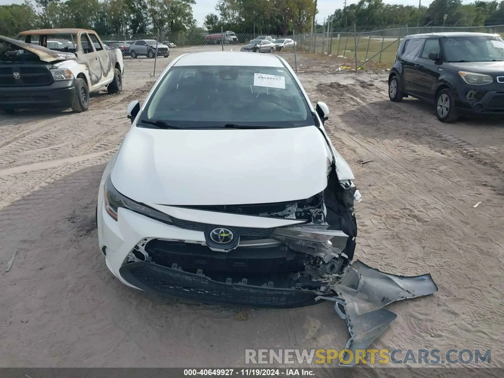 12 fotografías del automóvil dañado 5YFEPMAE0MP181762 TOYOTA COROLLA 2021