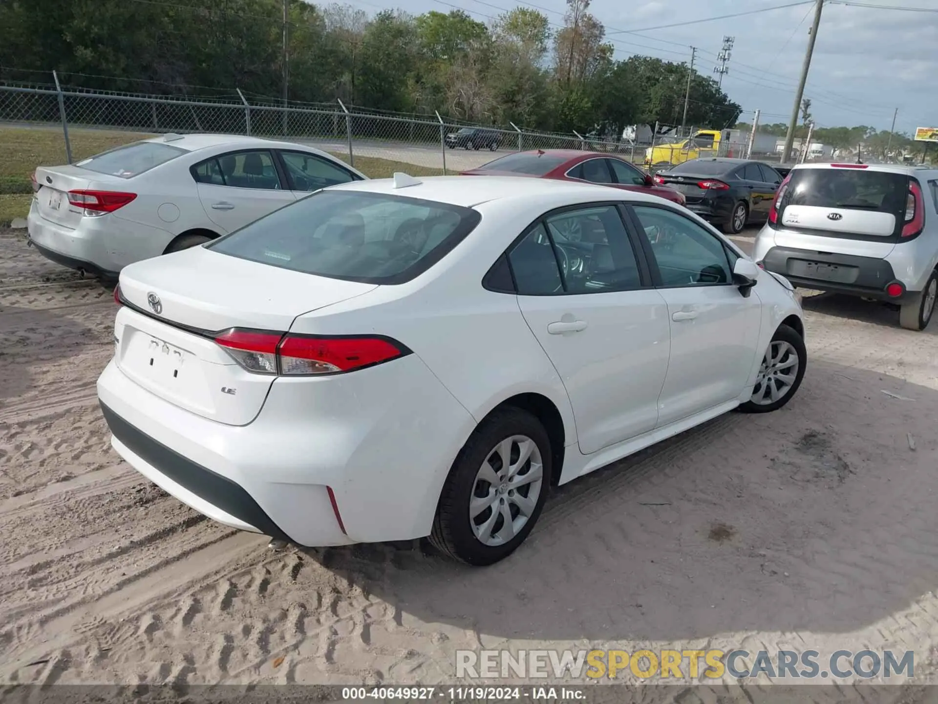 4 fotografías del automóvil dañado 5YFEPMAE0MP181762 TOYOTA COROLLA 2021