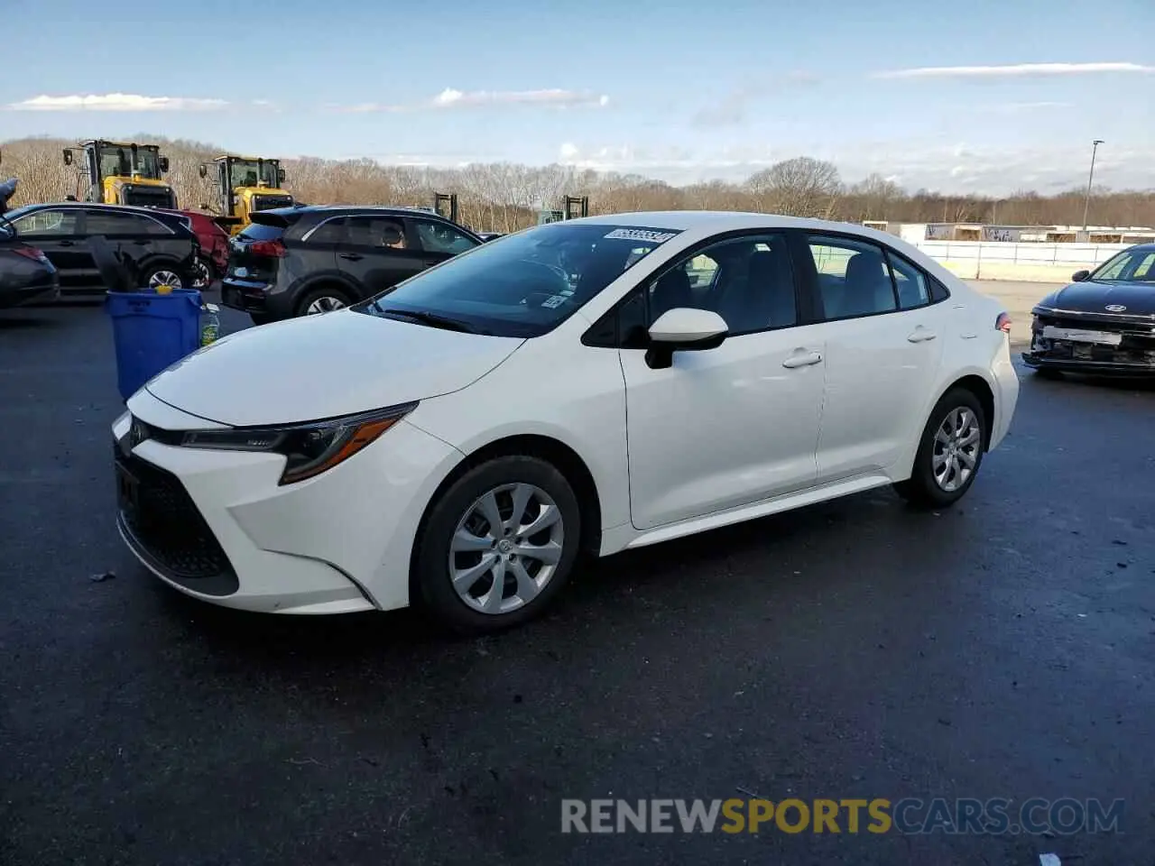 1 fotografías del automóvil dañado 5YFEPMAE0MP185892 TOYOTA COROLLA 2021