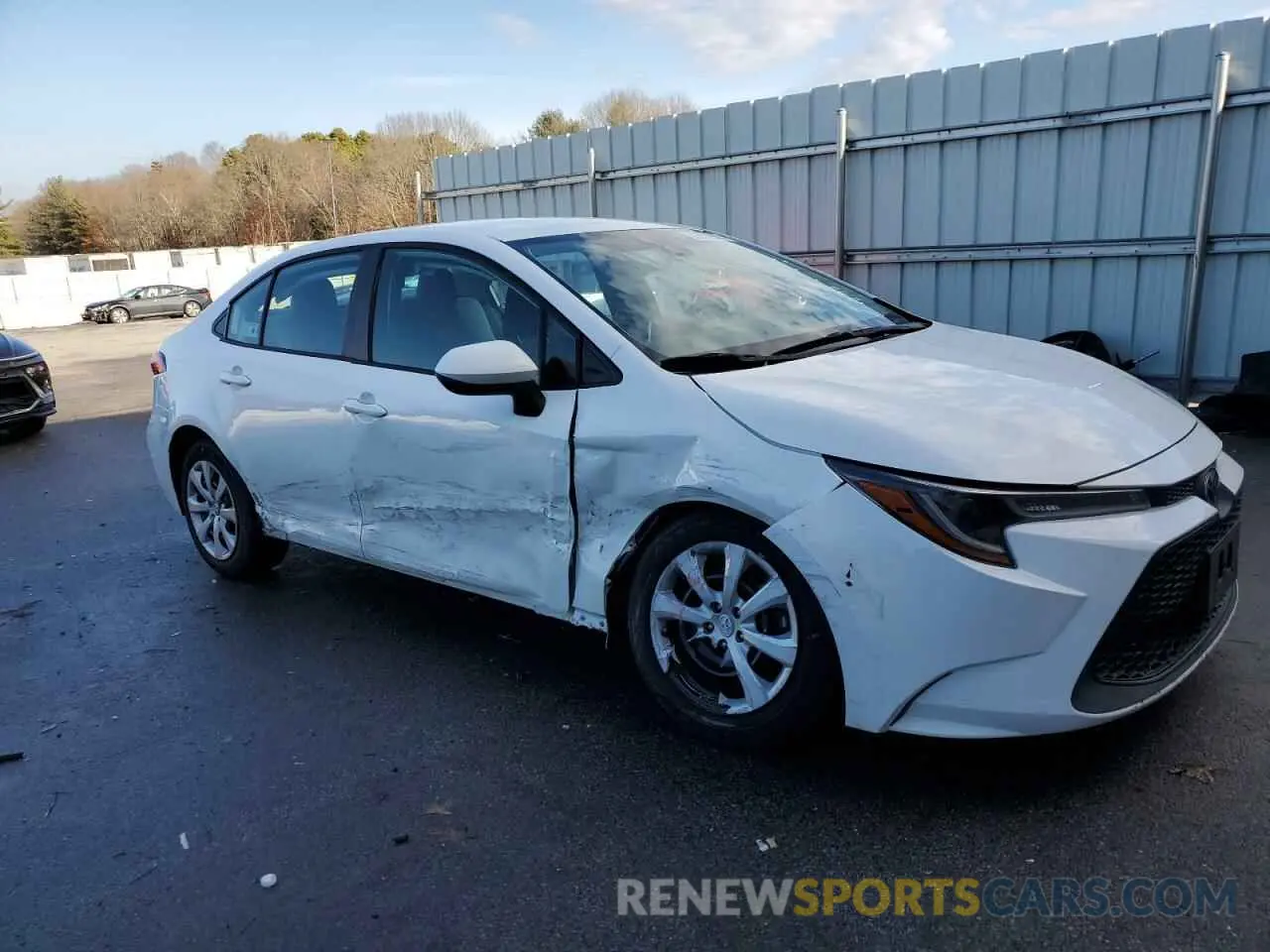 4 fotografías del automóvil dañado 5YFEPMAE0MP185892 TOYOTA COROLLA 2021