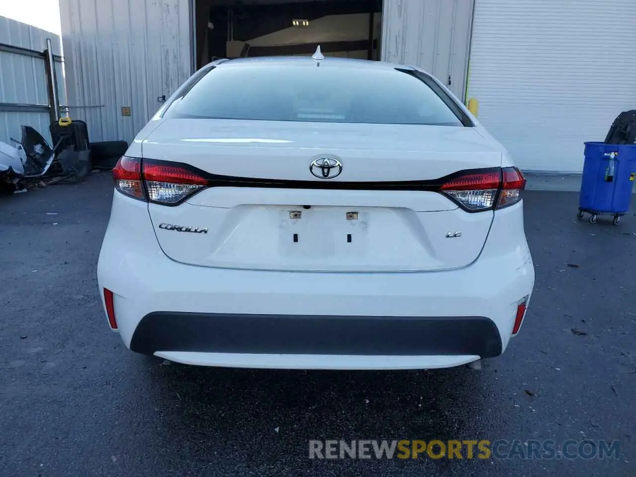 6 fotografías del automóvil dañado 5YFEPMAE0MP185892 TOYOTA COROLLA 2021