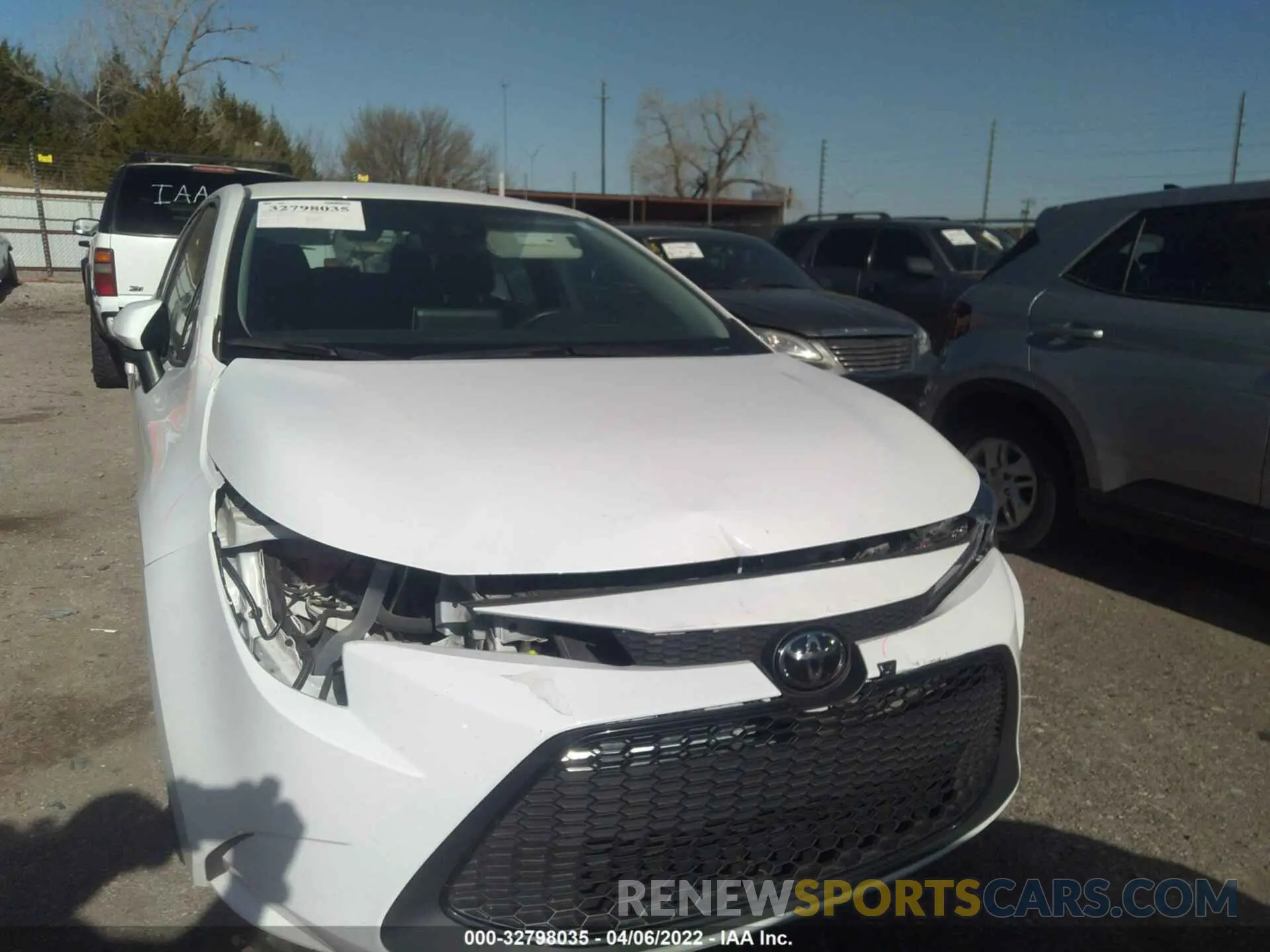 6 fotografías del automóvil dañado 5YFEPMAE0MP187724 TOYOTA COROLLA 2021