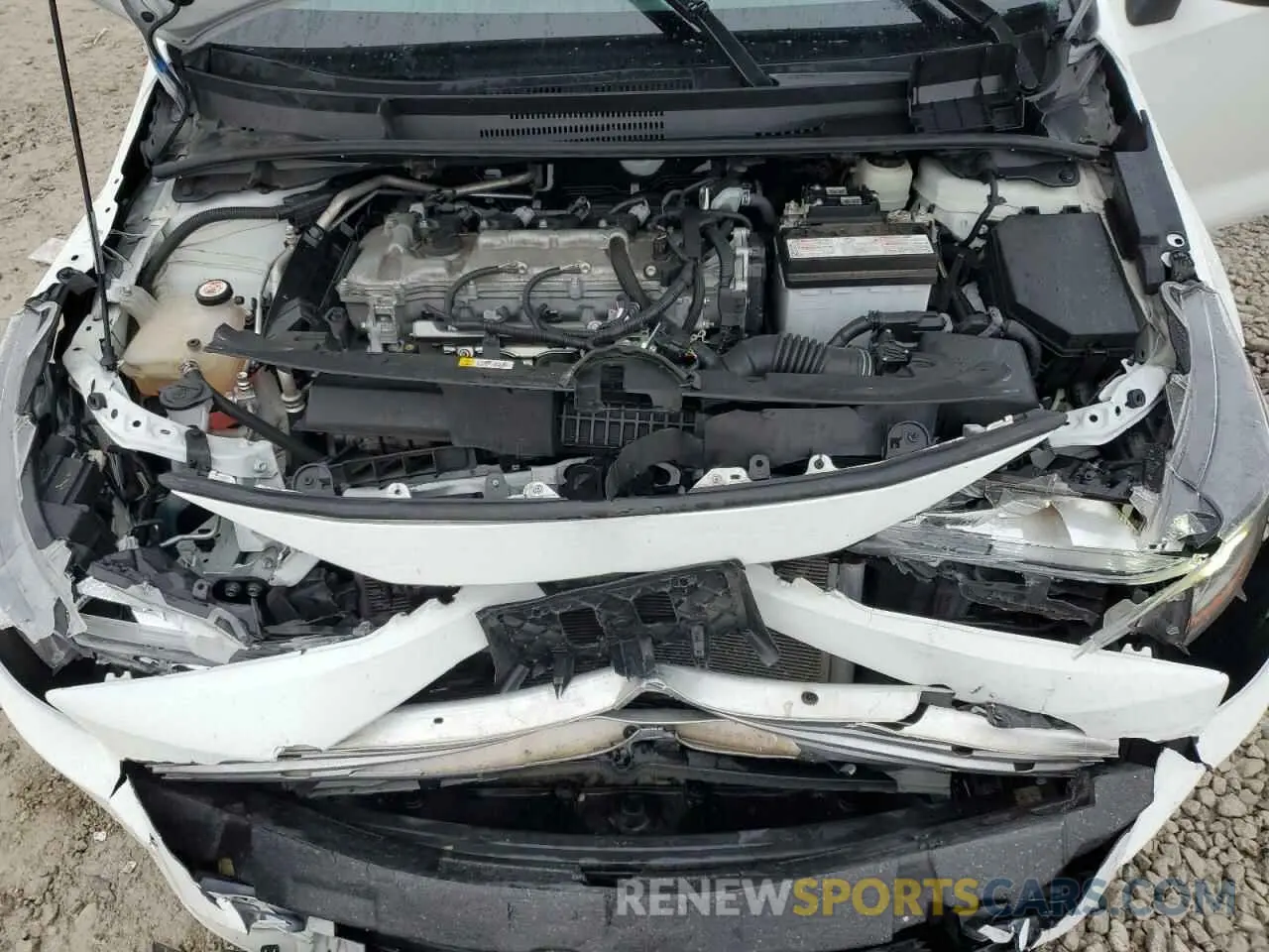 11 fotografías del automóvil dañado 5YFEPMAE0MP188405 TOYOTA COROLLA 2021