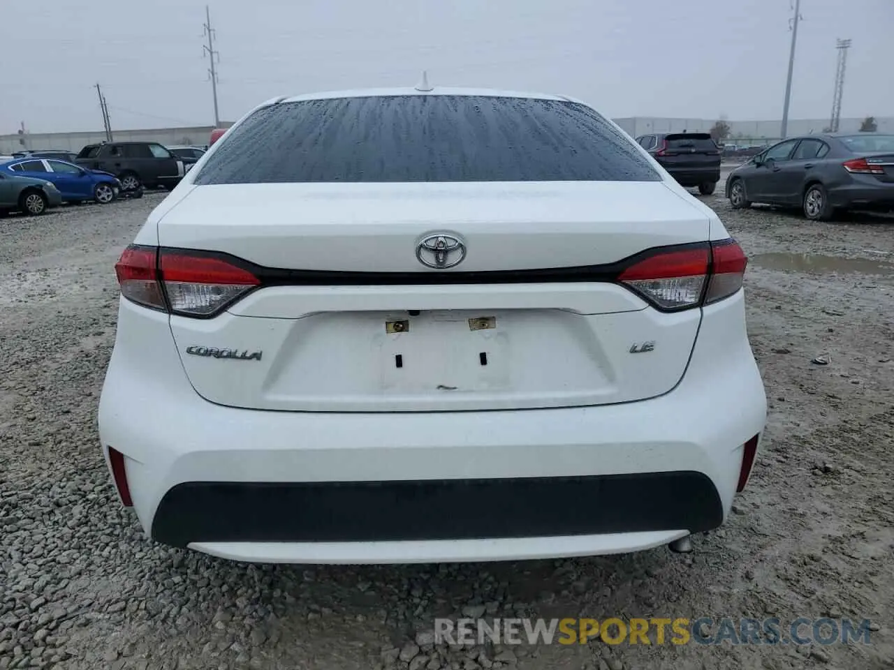 6 fotografías del automóvil dañado 5YFEPMAE0MP188405 TOYOTA COROLLA 2021