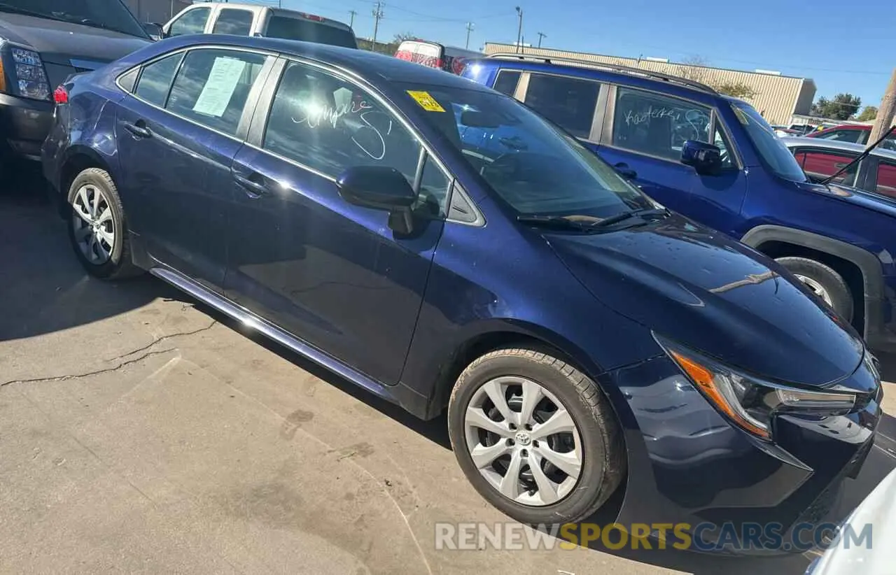 1 fotografías del automóvil dañado 5YFEPMAE0MP190056 TOYOTA COROLLA 2021