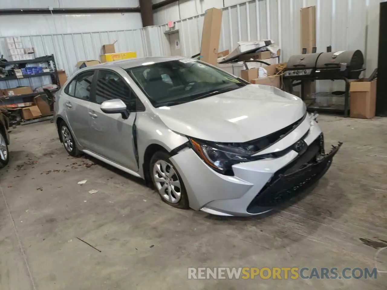 1 fotografías del automóvil dañado 5YFEPMAE0MP206322 TOYOTA COROLLA 2021