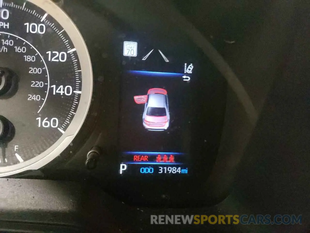 8 fotografías del automóvil dañado 5YFEPMAE0MP206322 TOYOTA COROLLA 2021