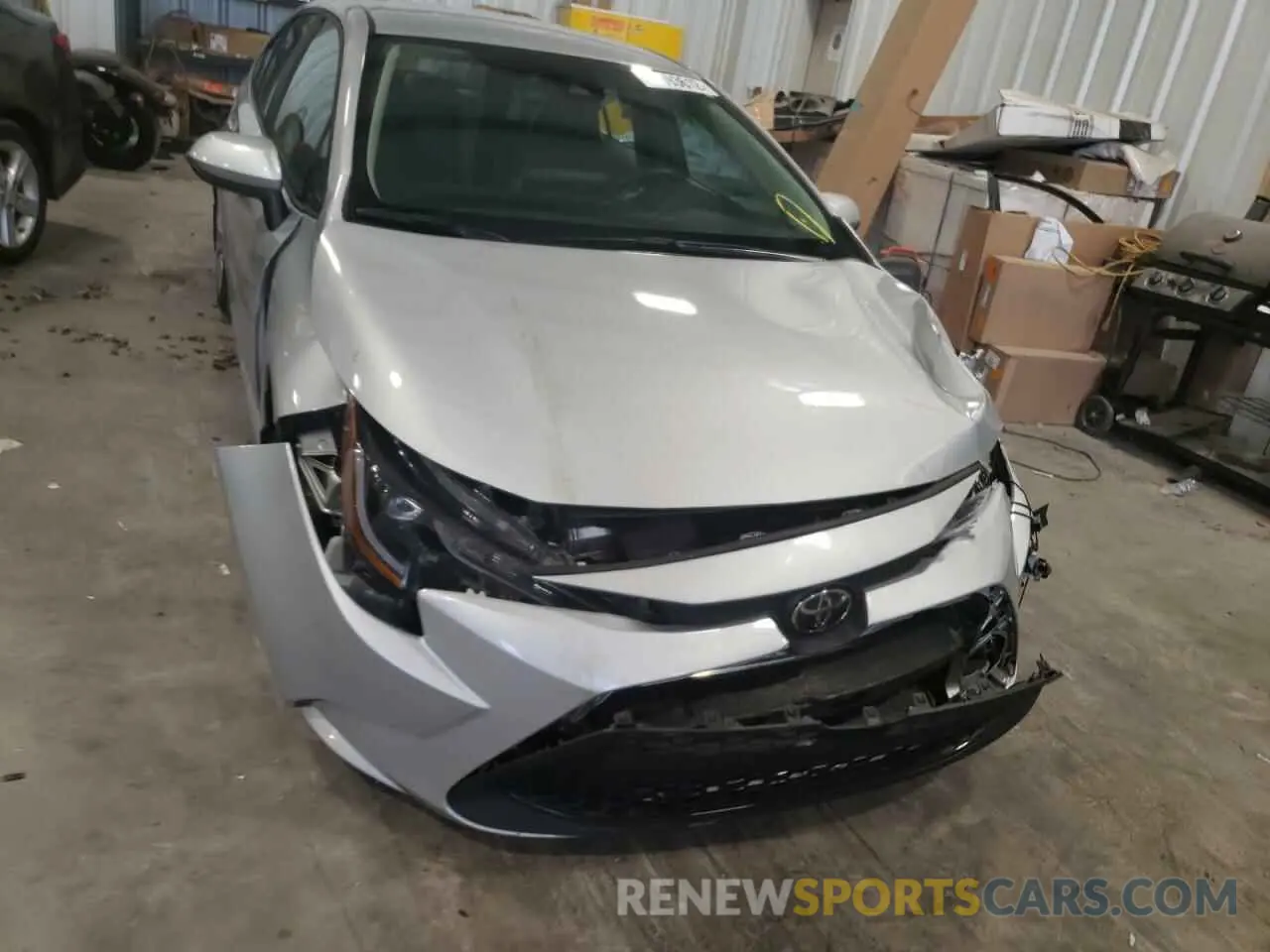 9 fotografías del automóvil dañado 5YFEPMAE0MP206322 TOYOTA COROLLA 2021