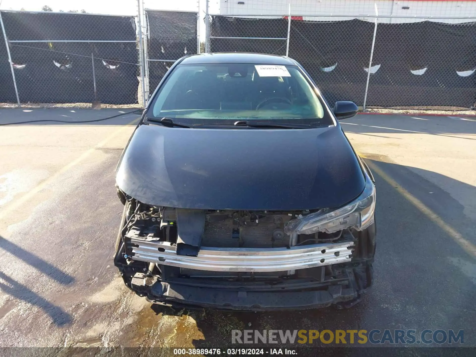 13 fotografías del automóvil dañado 5YFEPMAE0MP206529 TOYOTA COROLLA 2021