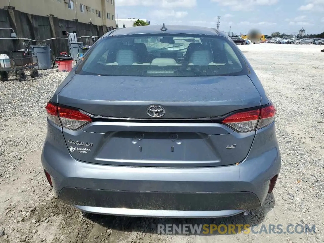 6 fotografías del automóvil dañado 5YFEPMAE0MP206823 TOYOTA COROLLA 2021
