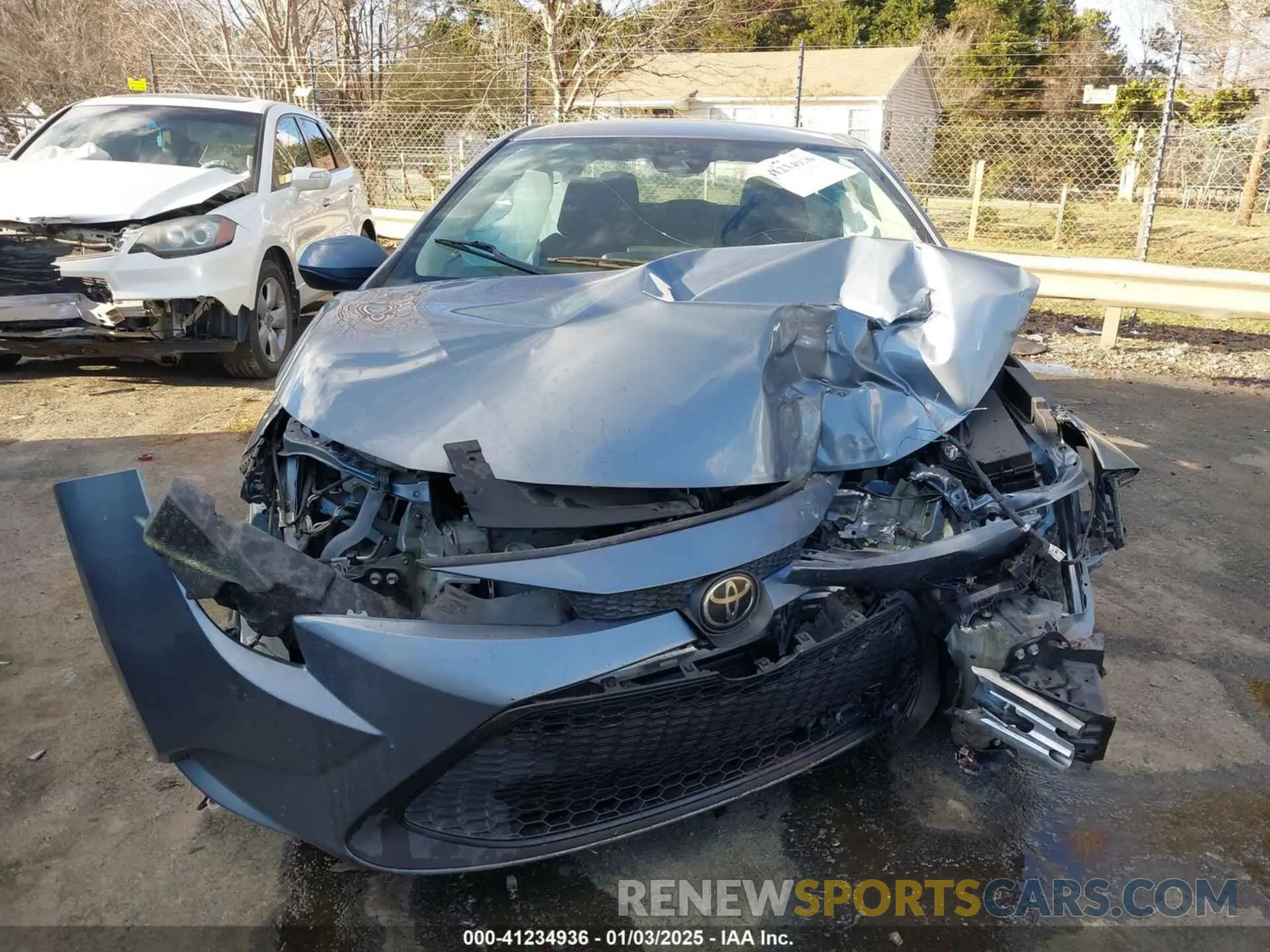 12 fotografías del automóvil dañado 5YFEPMAE0MP211052 TOYOTA COROLLA 2021